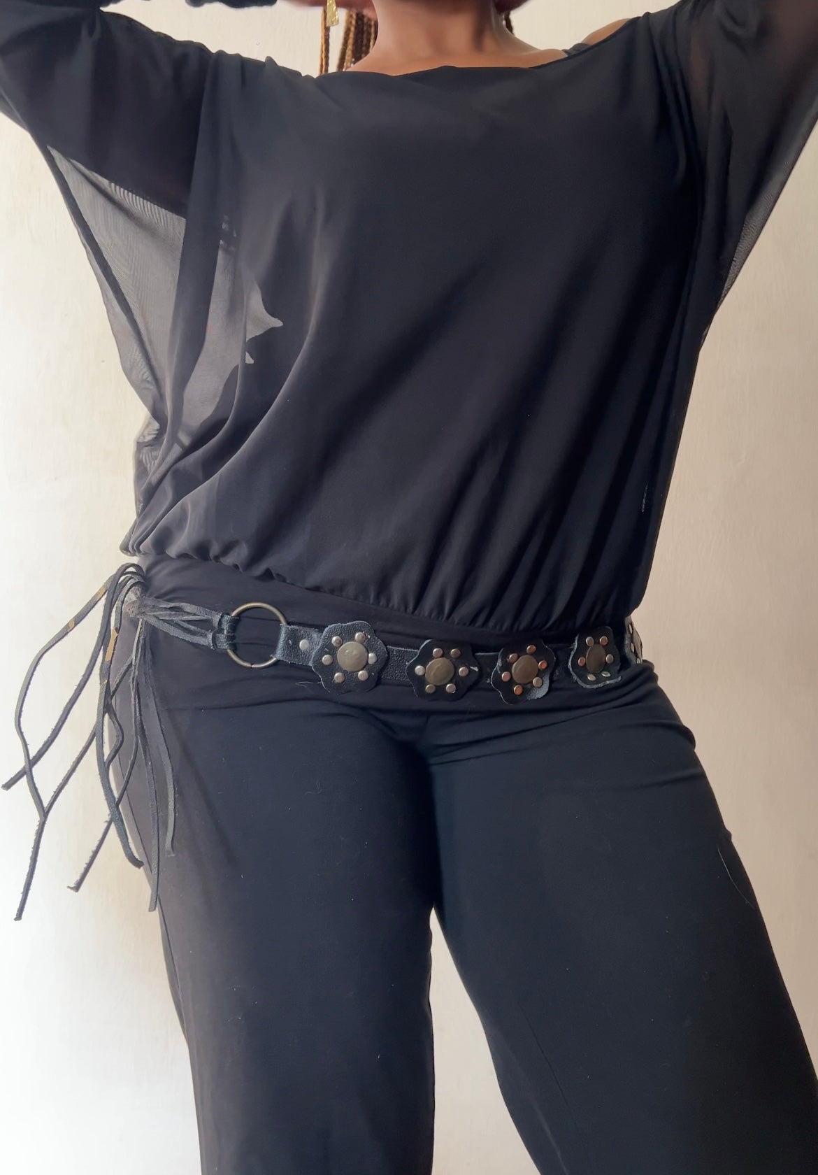 Black disc belt