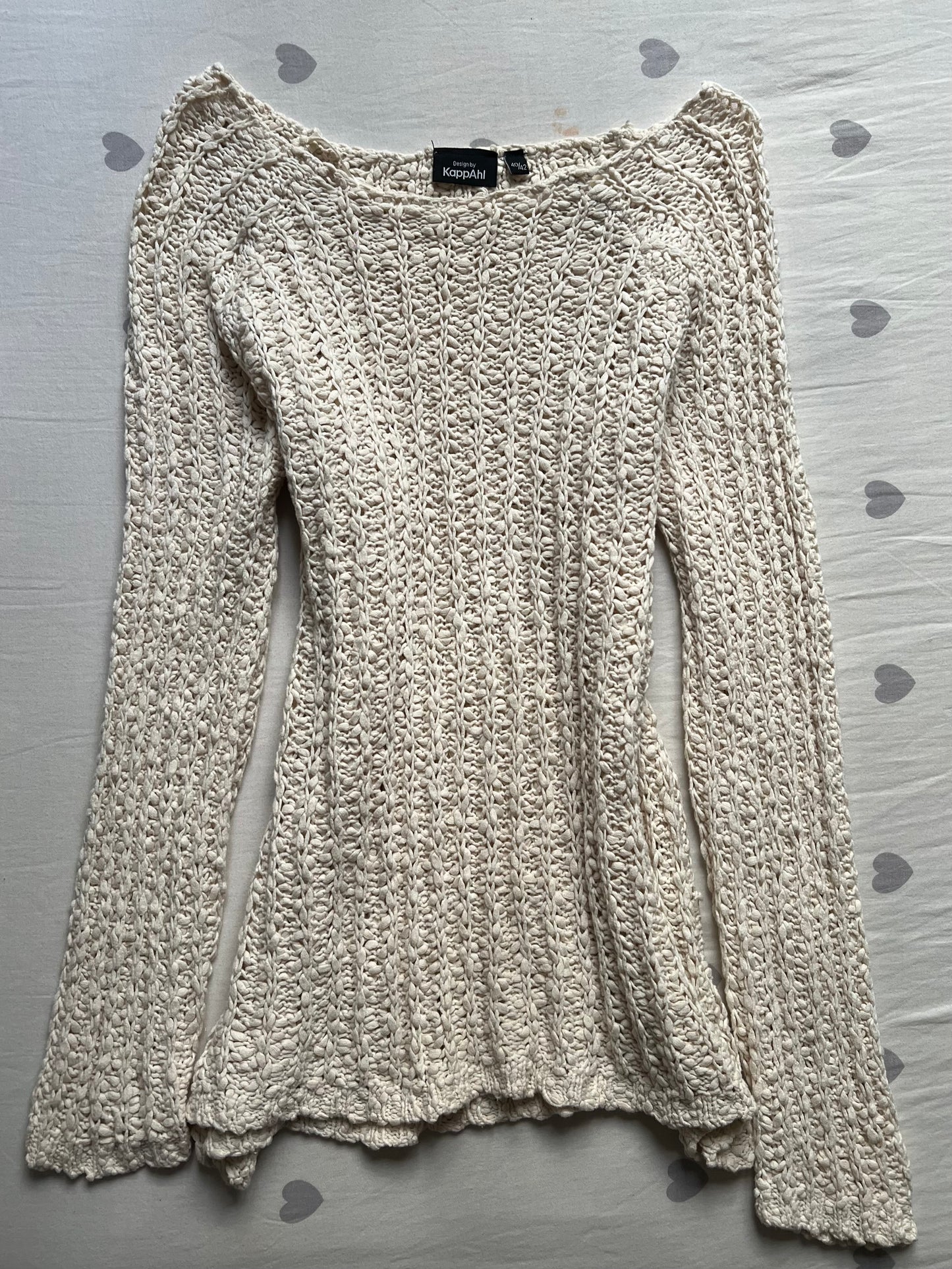 Crochet off the shoulder sweater