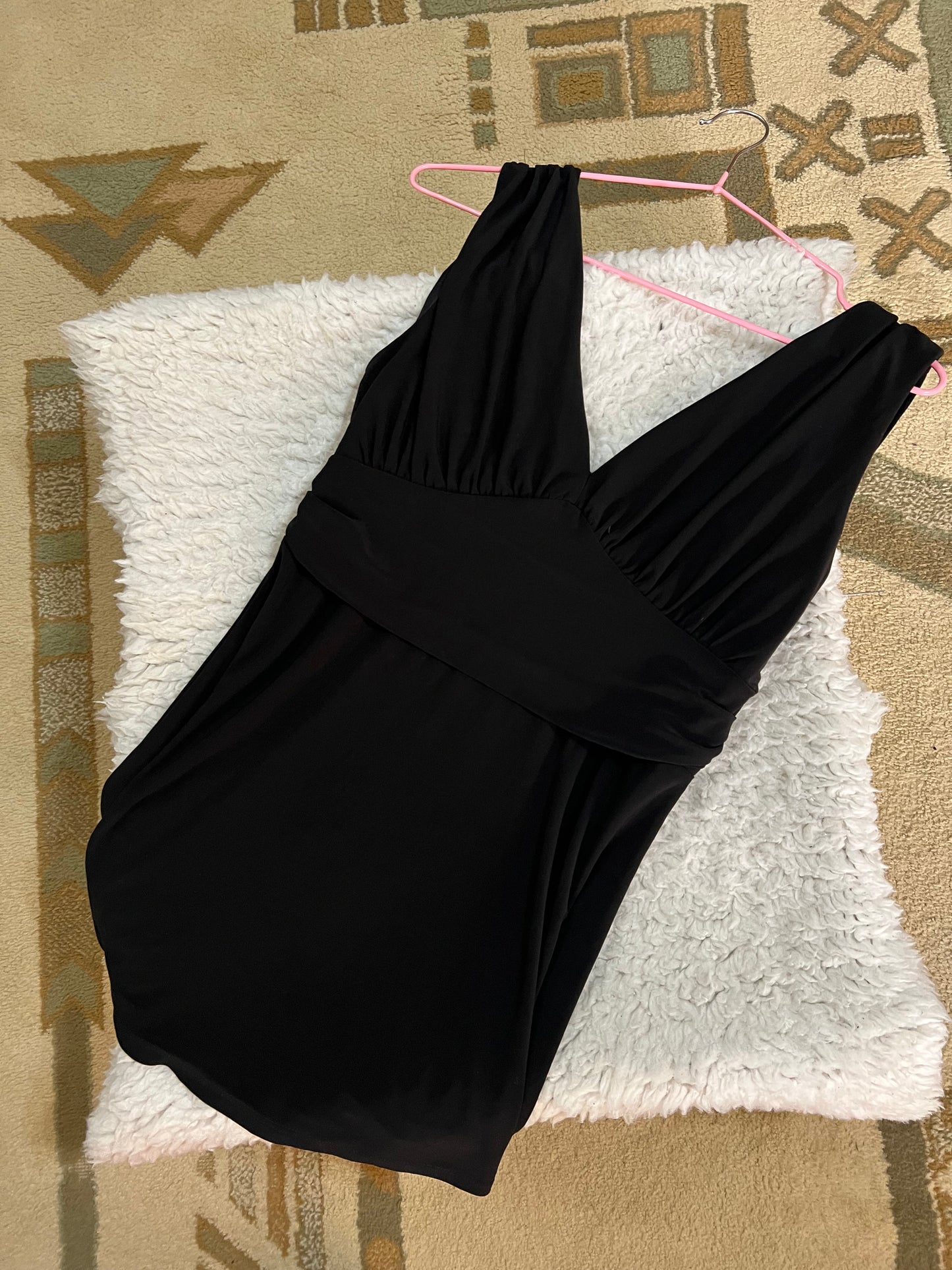Flowy black cami top