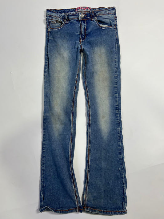 Embroidered Bootcut Jeans