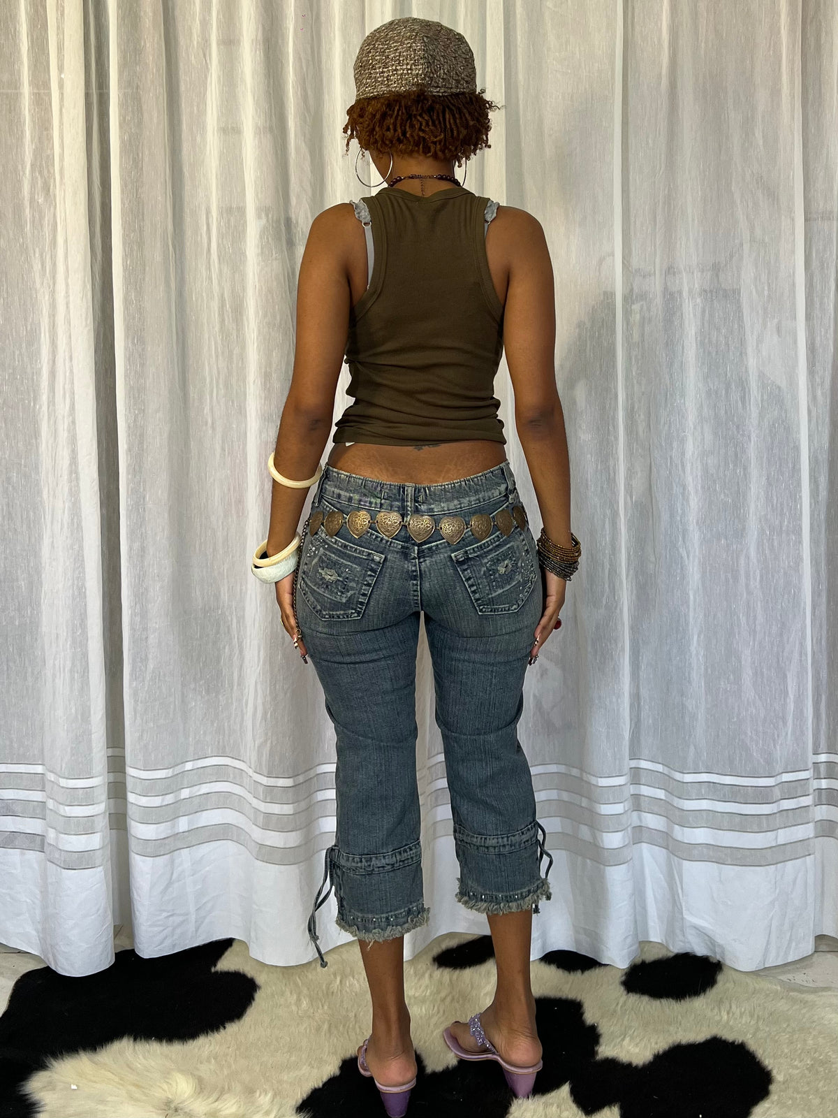 Olive Green Fitted Tank Top