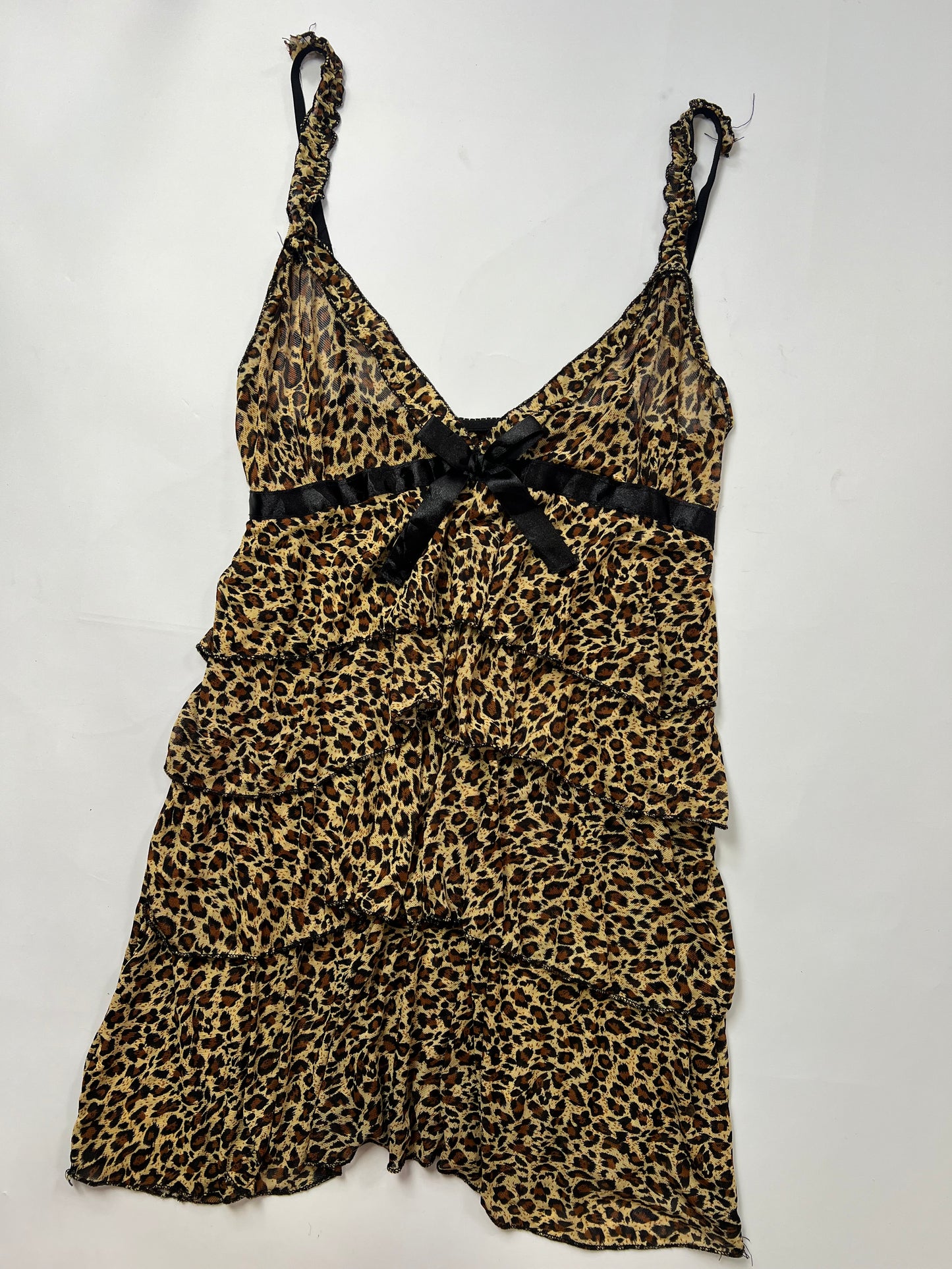 Leopard Print Ruffle Cami