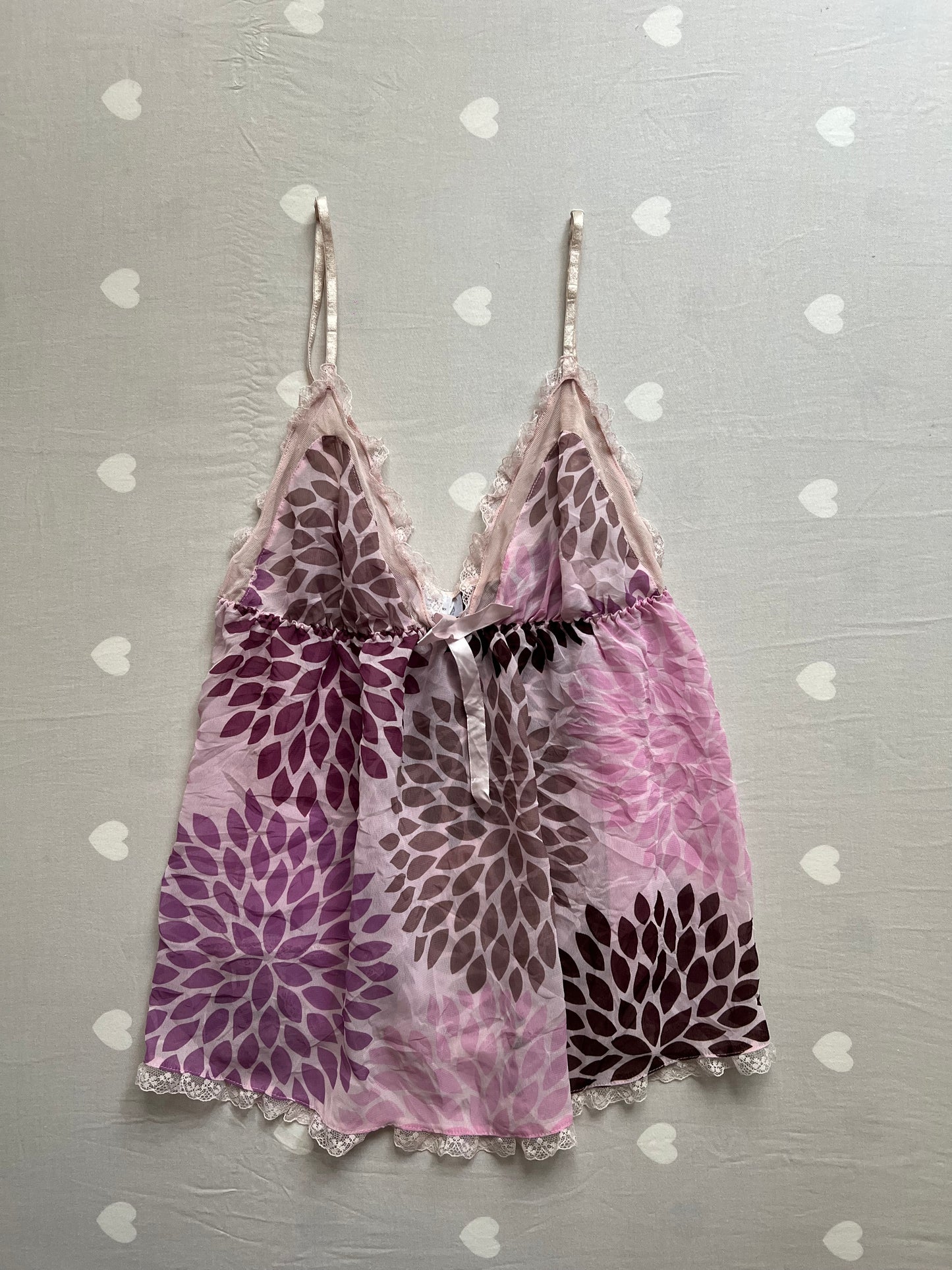 Flowy sheer cami top