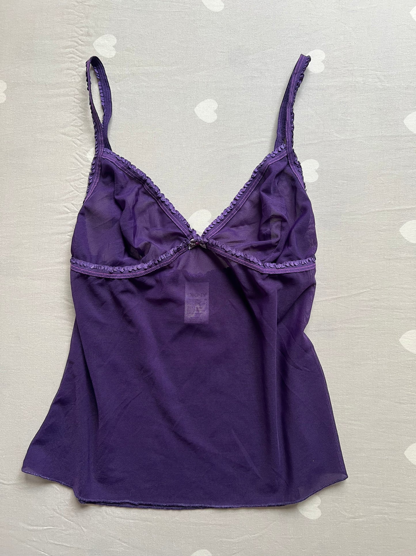 Purple Sheer Cami Top