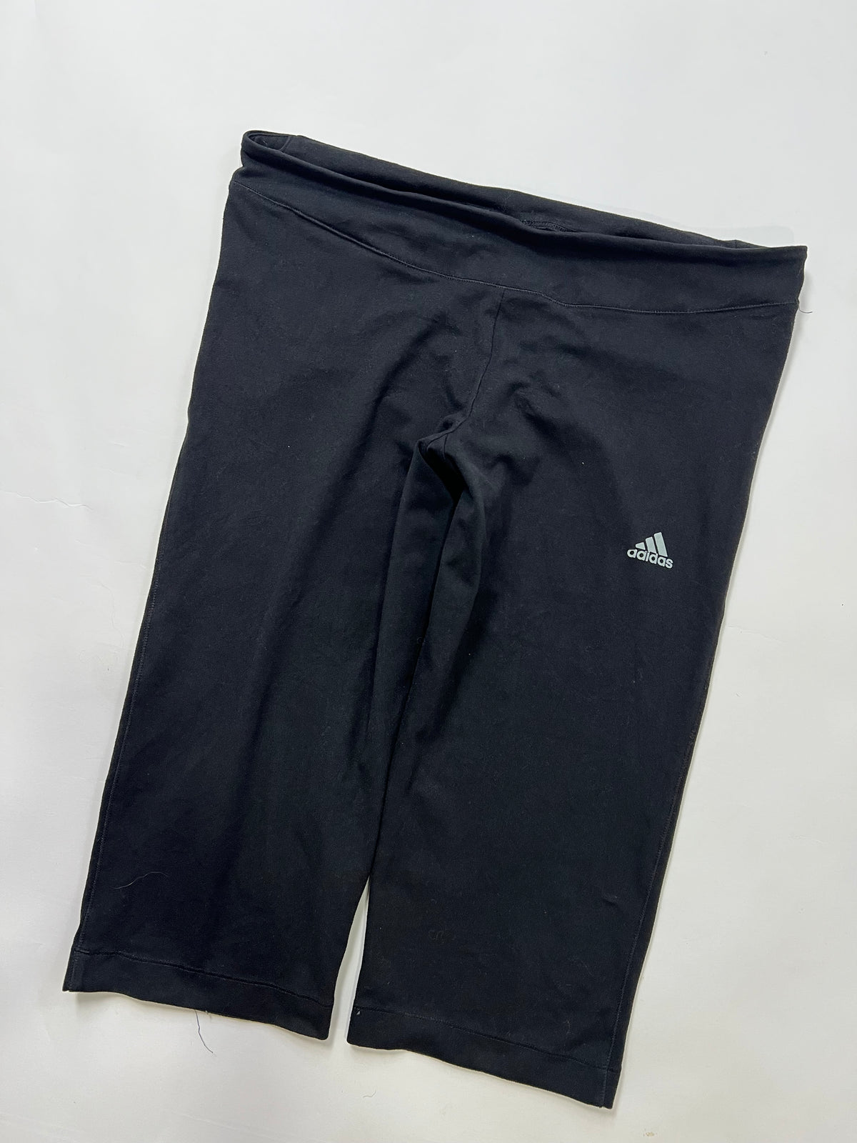 Black Bandeau + Adidas Capri Set