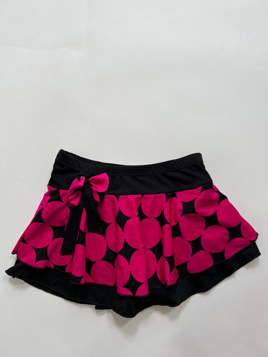 Pink Geometric Mini Skirt