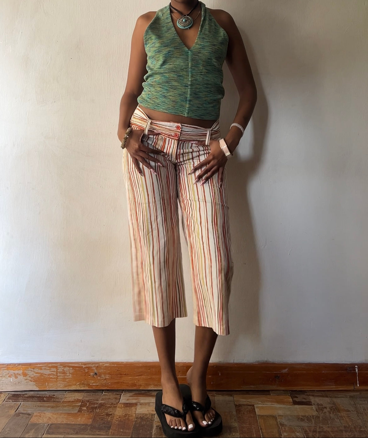 Vintage hippie Halter Top