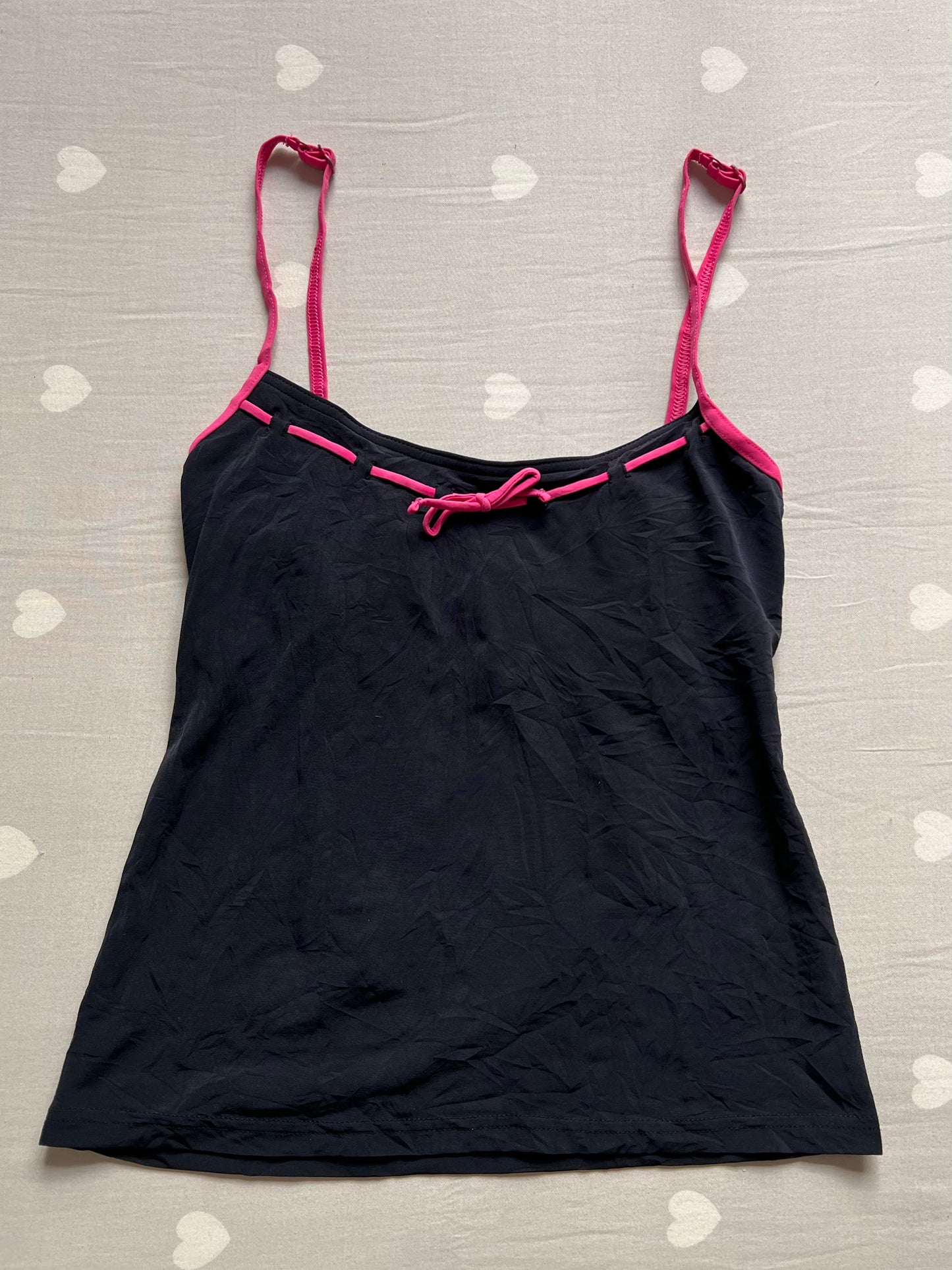 Black tankini top