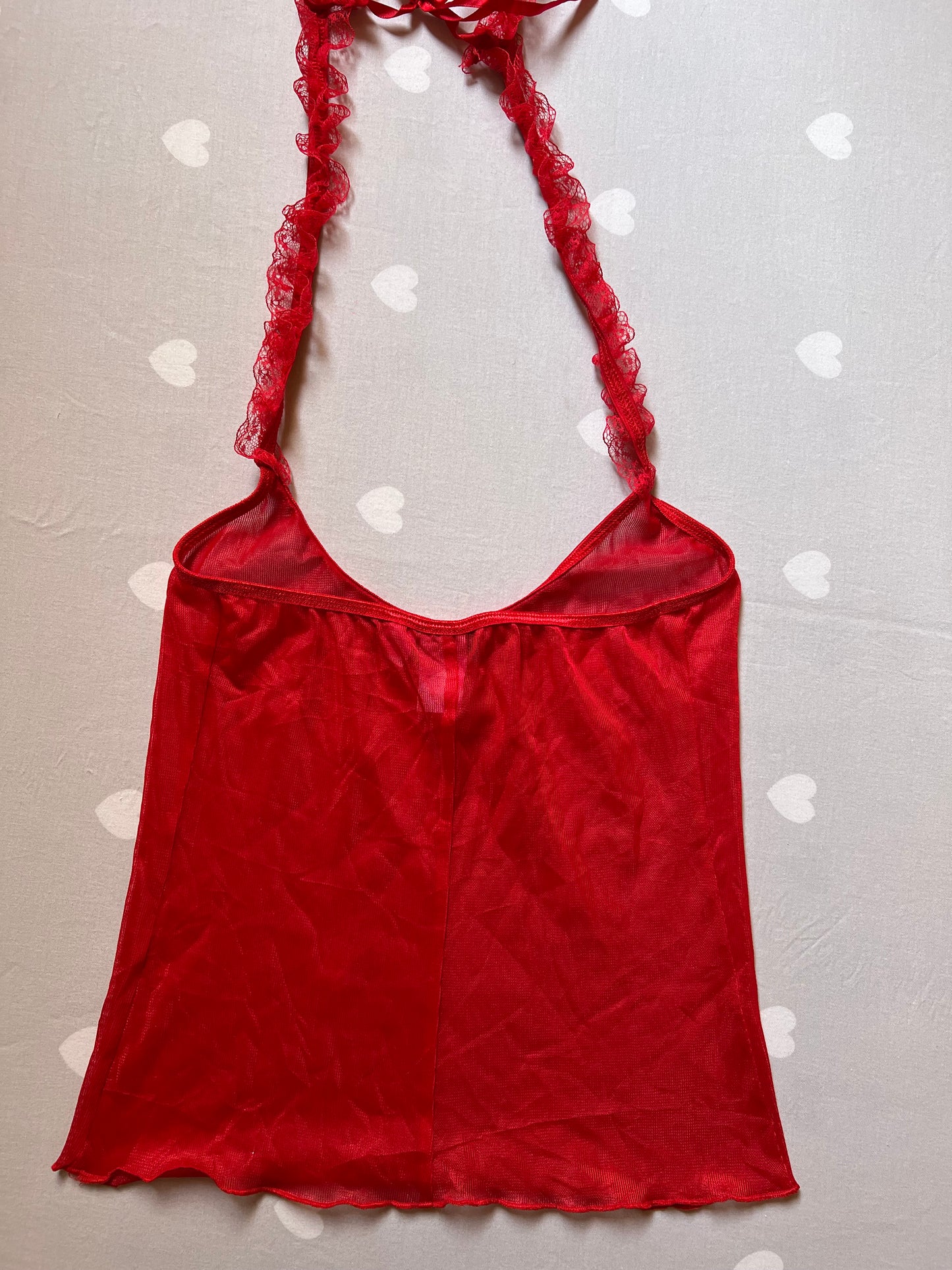 Red Lace Cami top