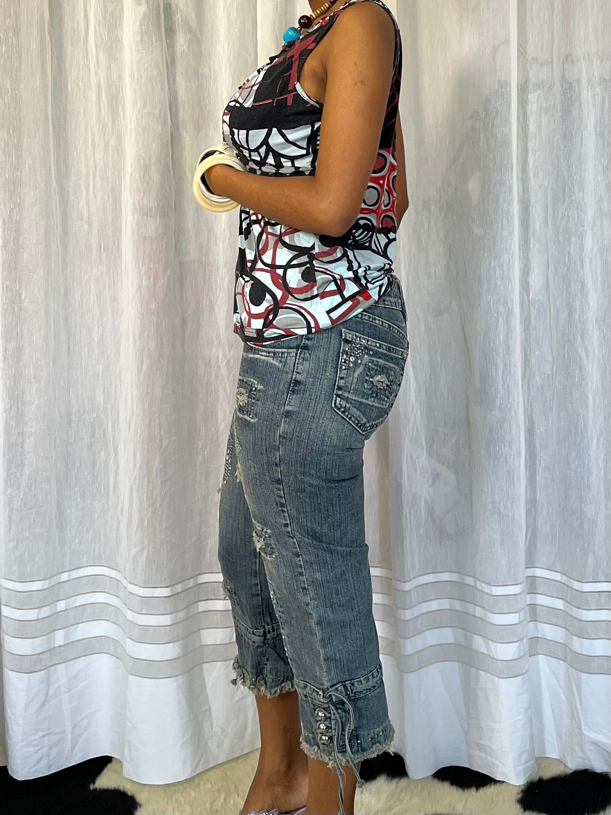 Abstract Print Cami