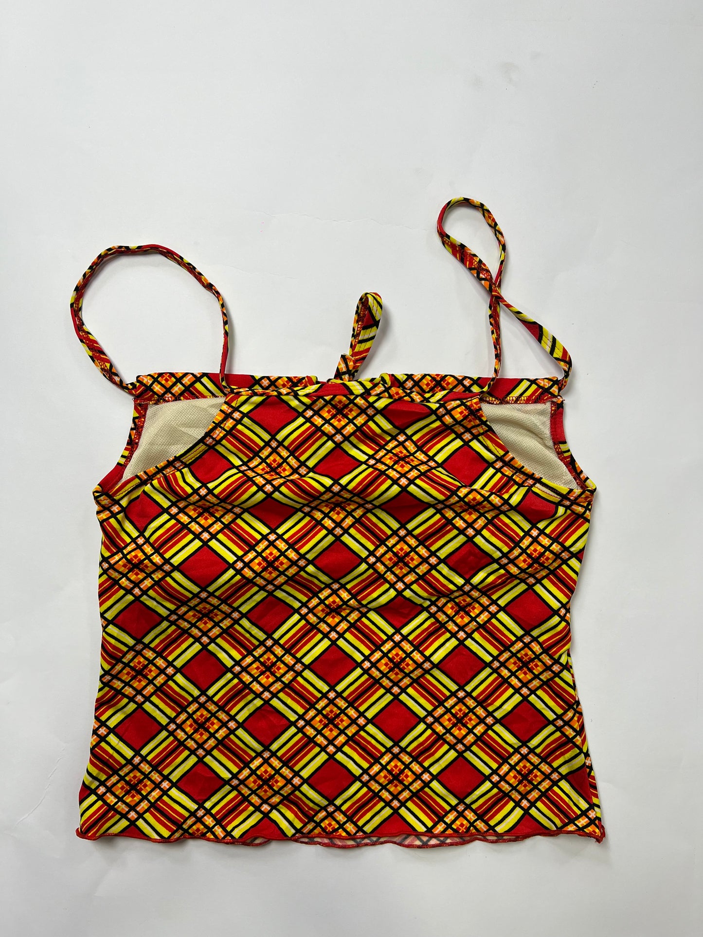 Retro Plaid Cami Top