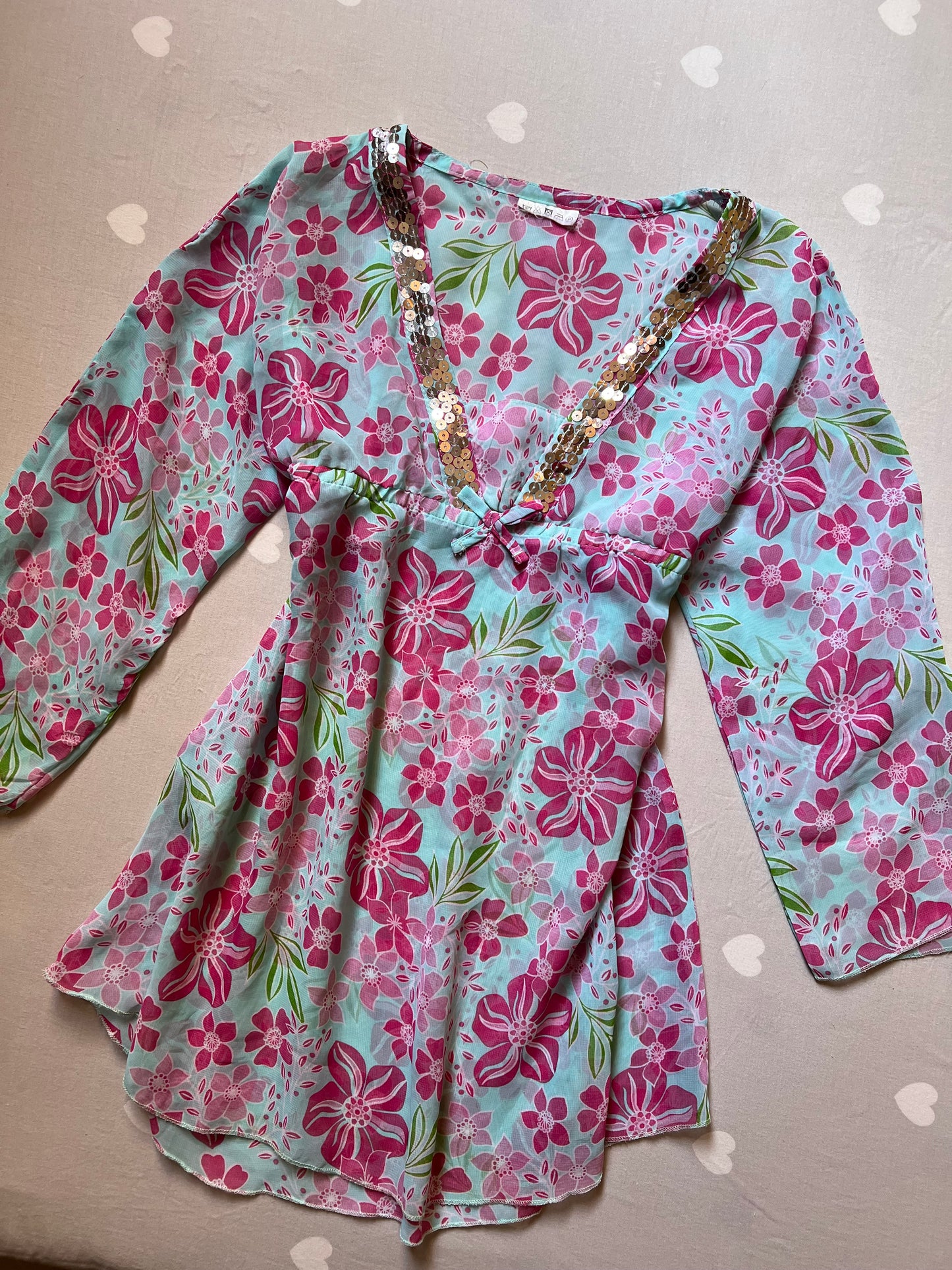 Flowy floral print top