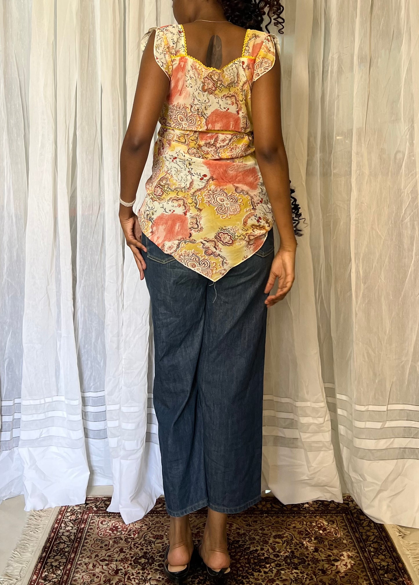 Floral Summer Dress Top