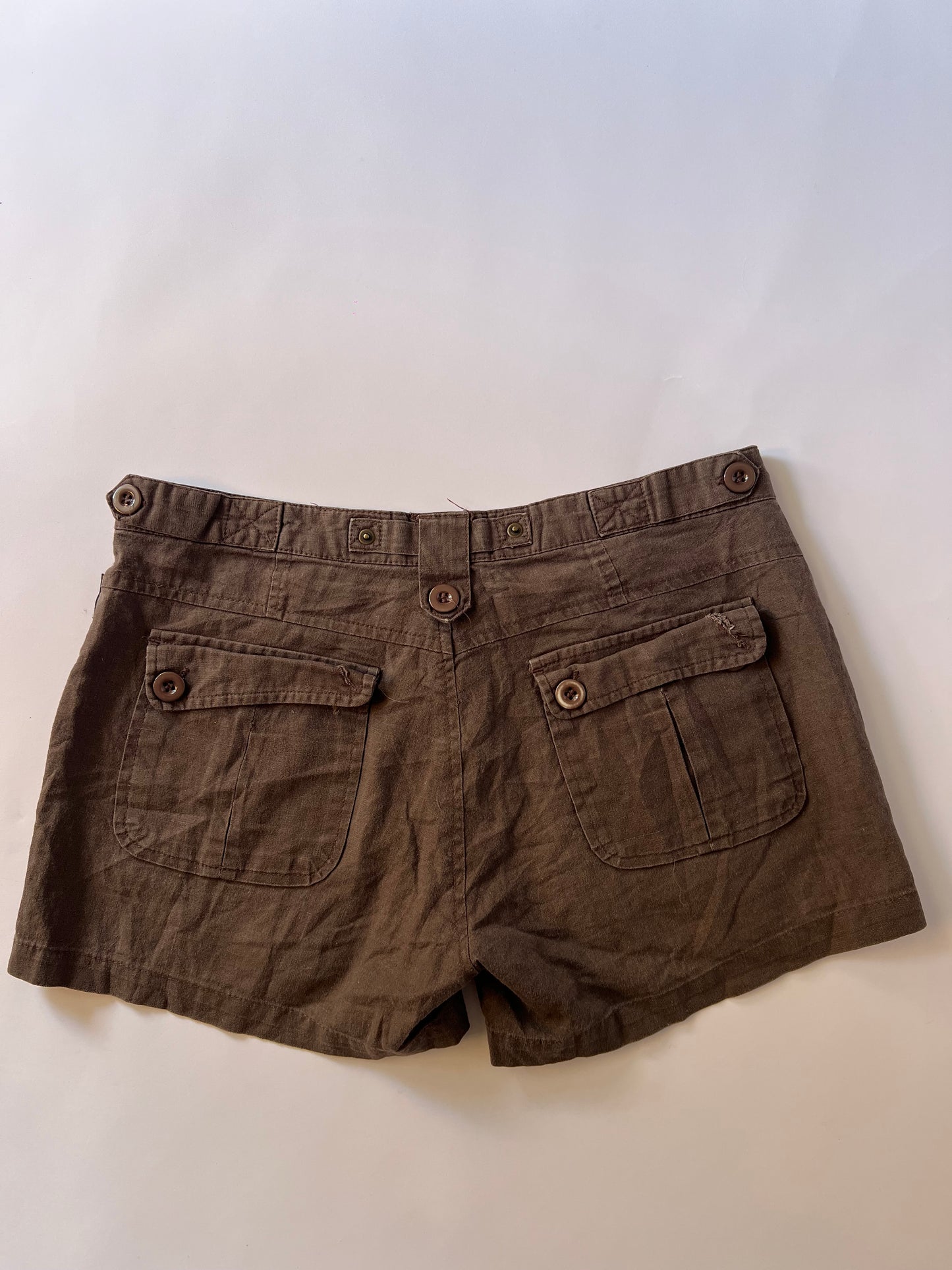 Brown cargo shorts