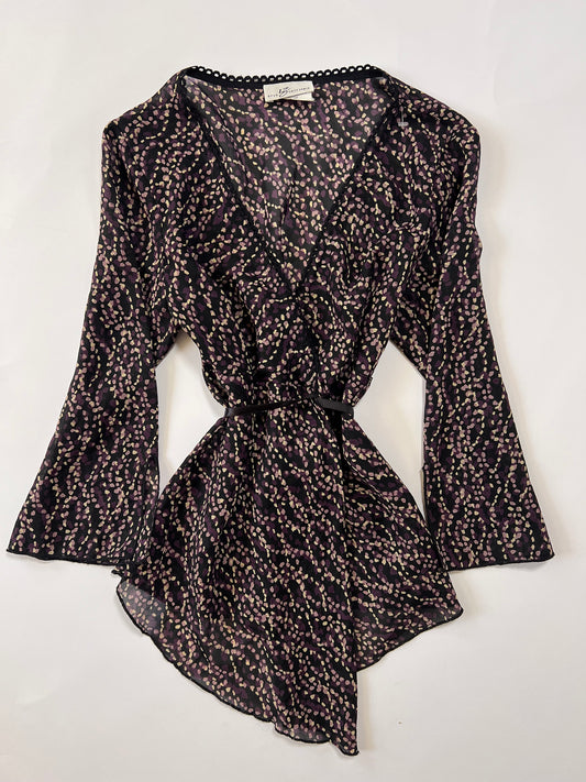 Flowy floral print top