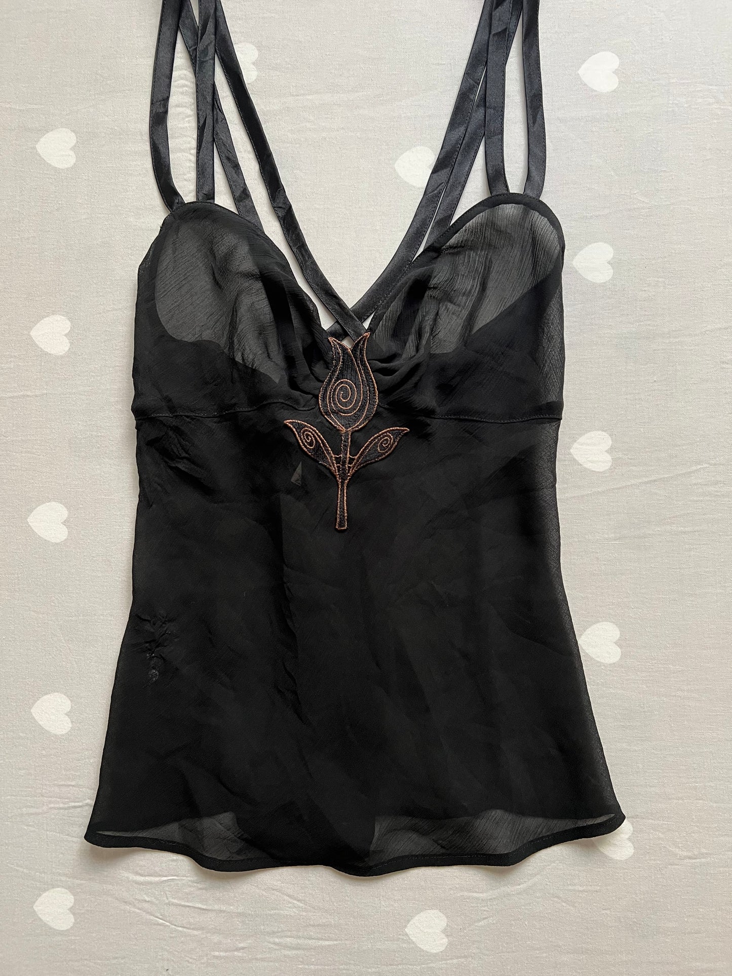 Vintage Chiffon Cami top