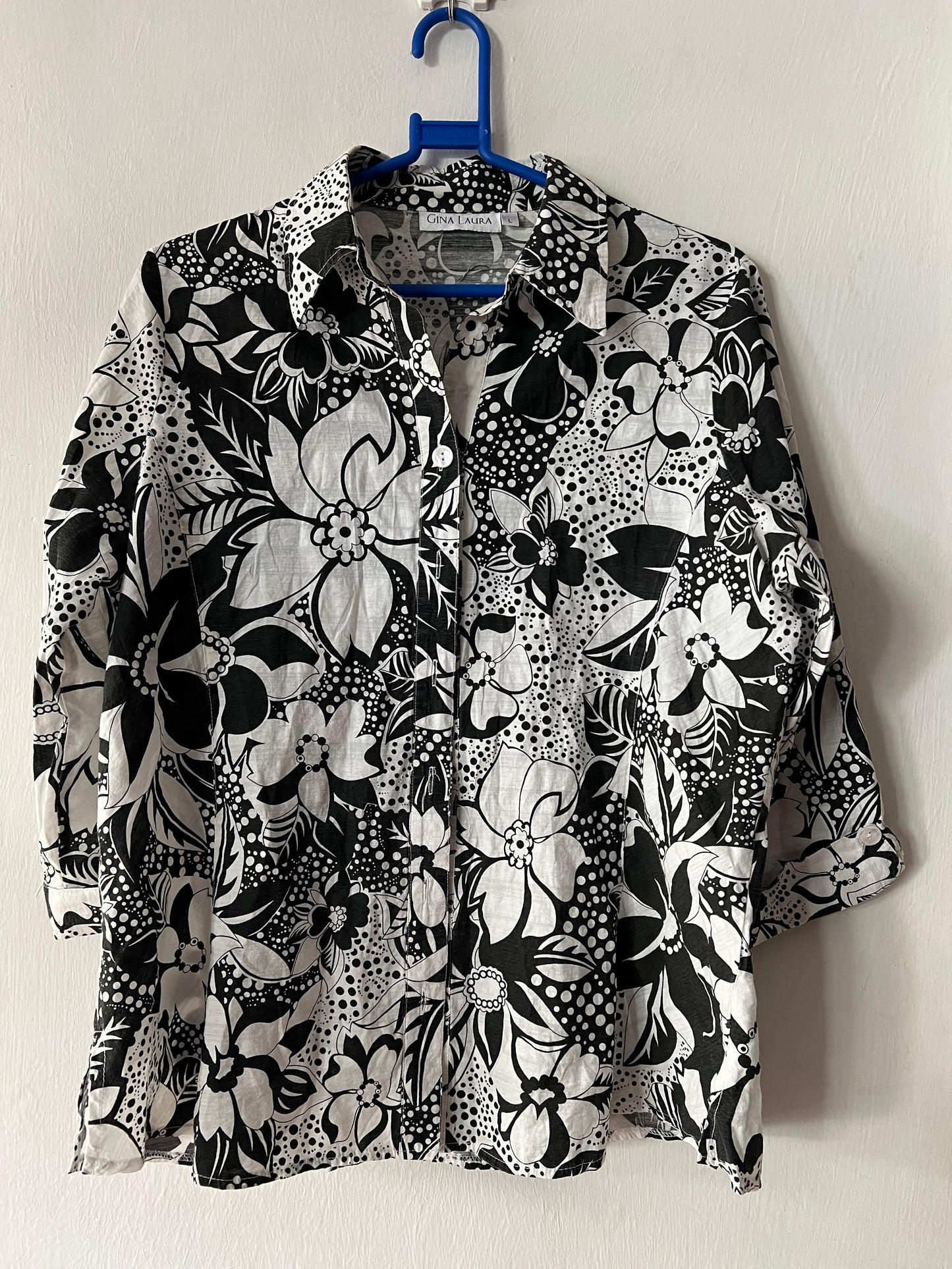 Floral cotton shirt