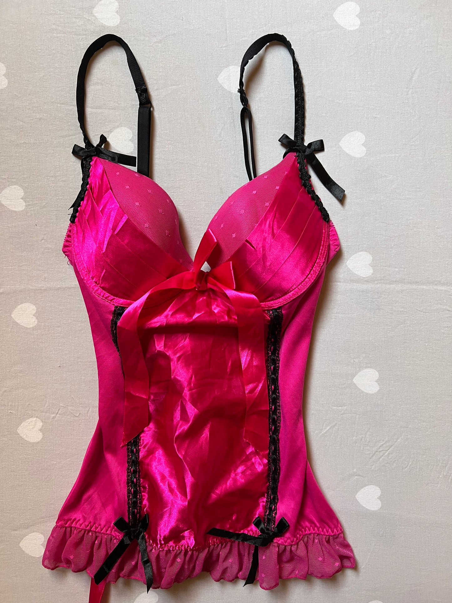 Hot pink  corset top