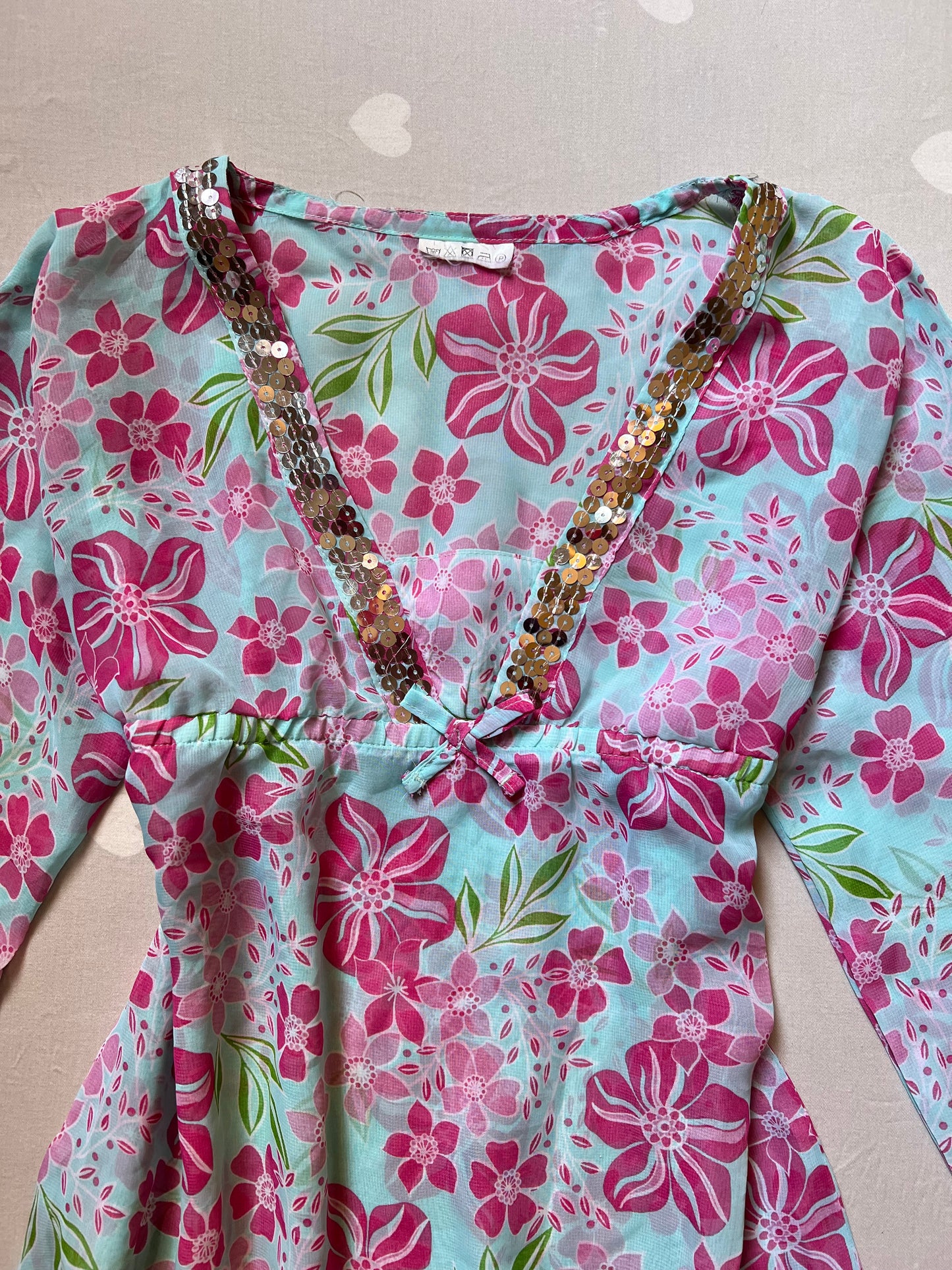 Flowy floral print top