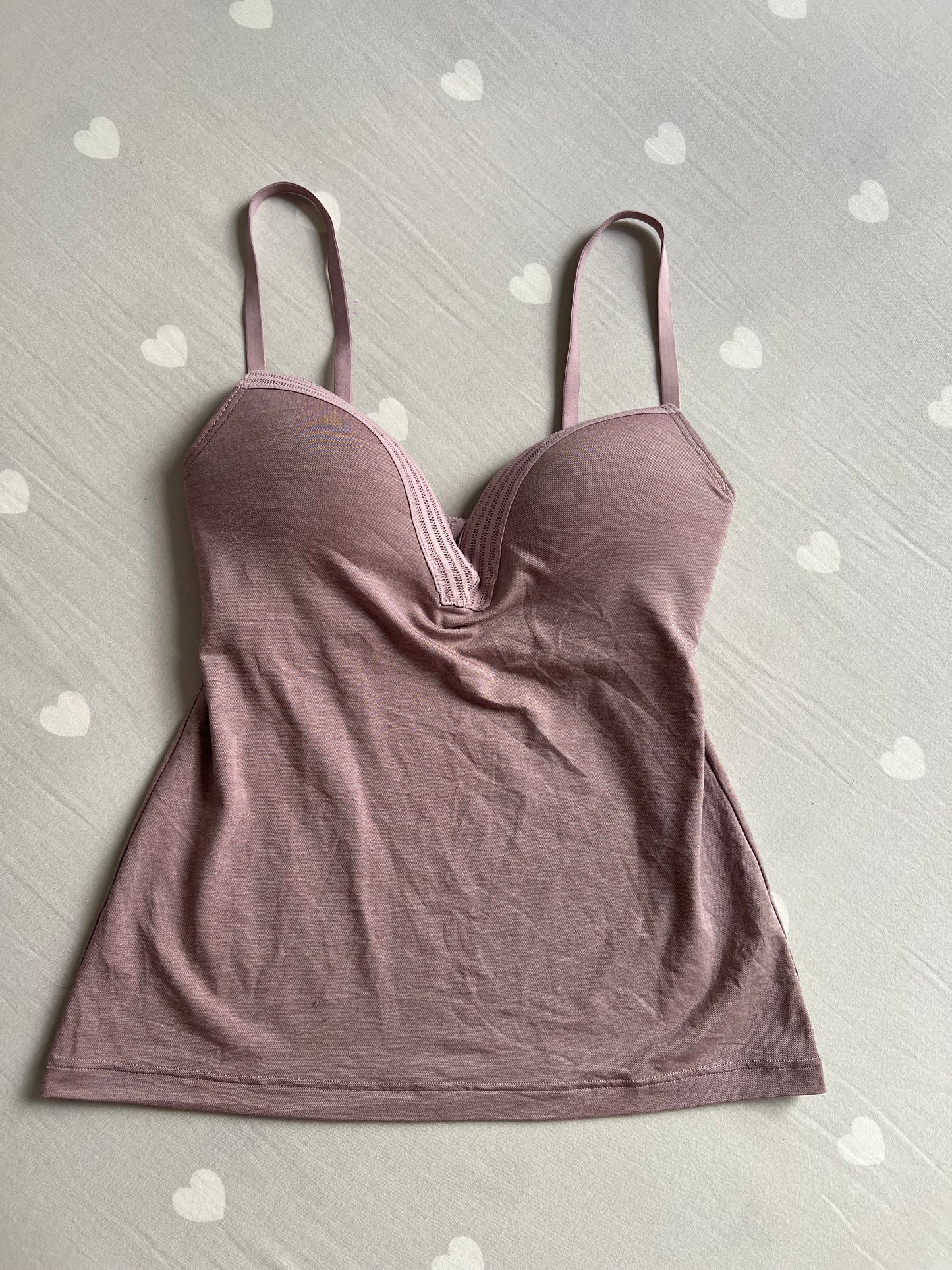 Purple sports tank top