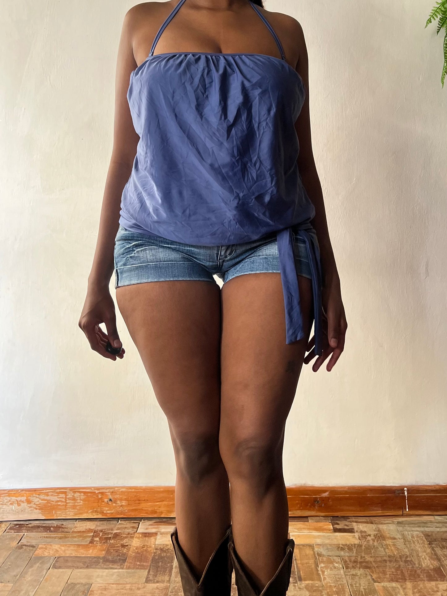 Y2k halter/ bandeau top