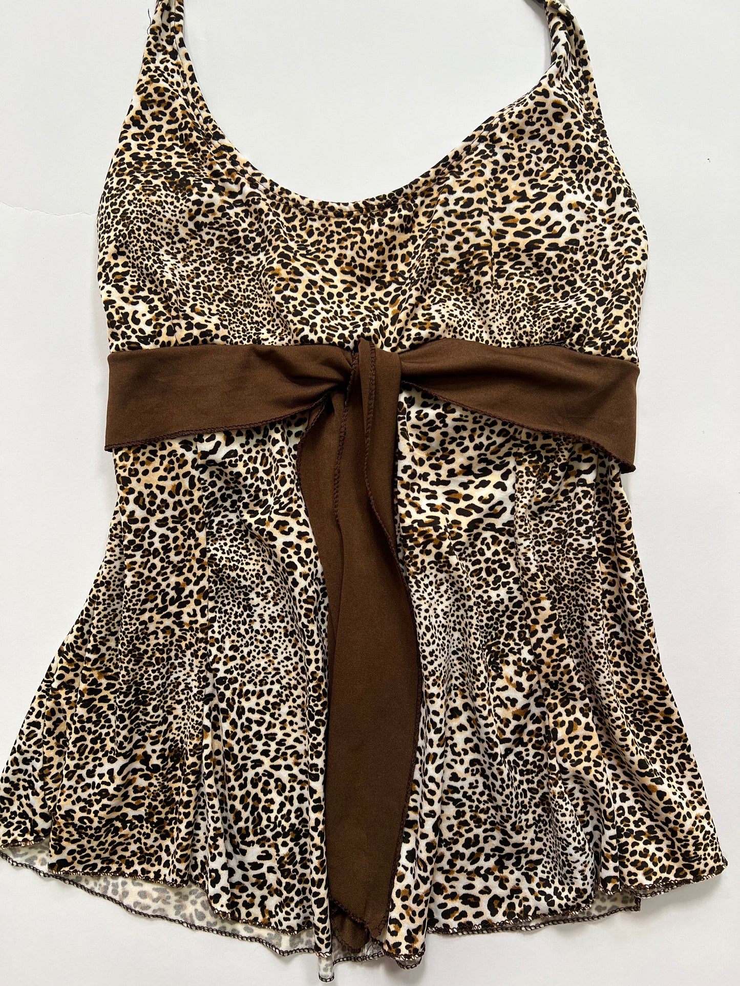 Leopard Print Halter Top