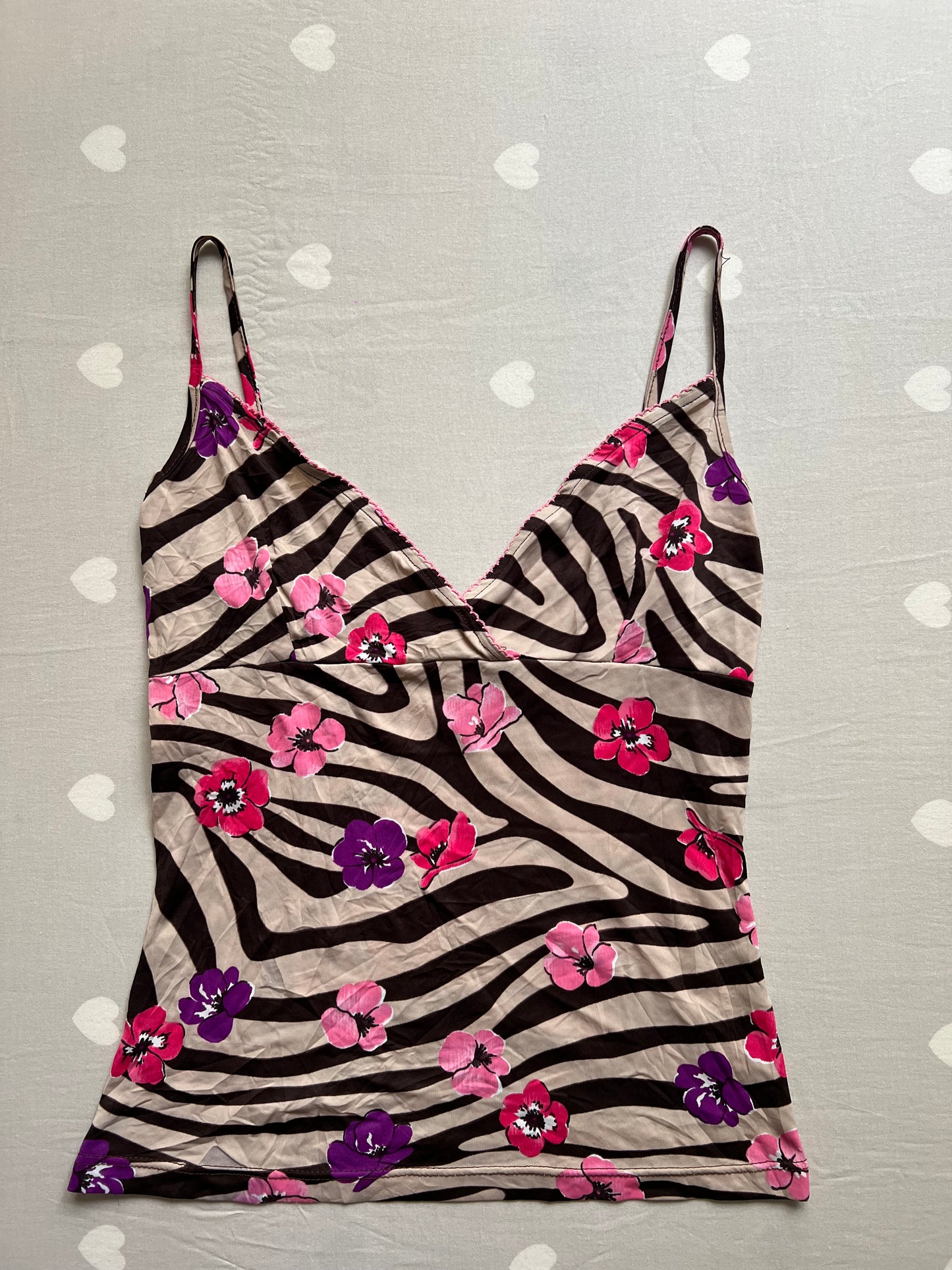 Vintage graphic cami top