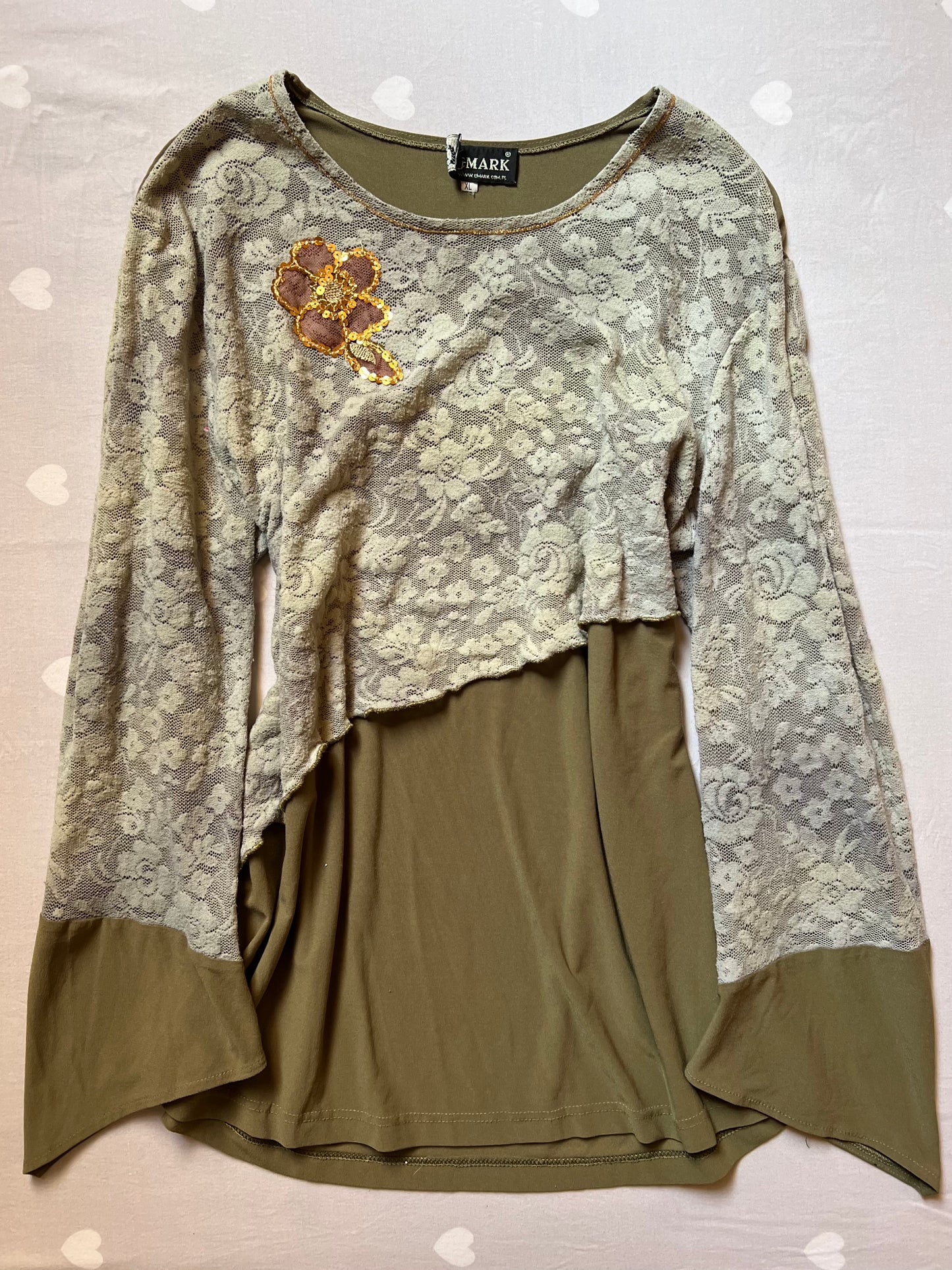 Flowy whimsy long sleeve top