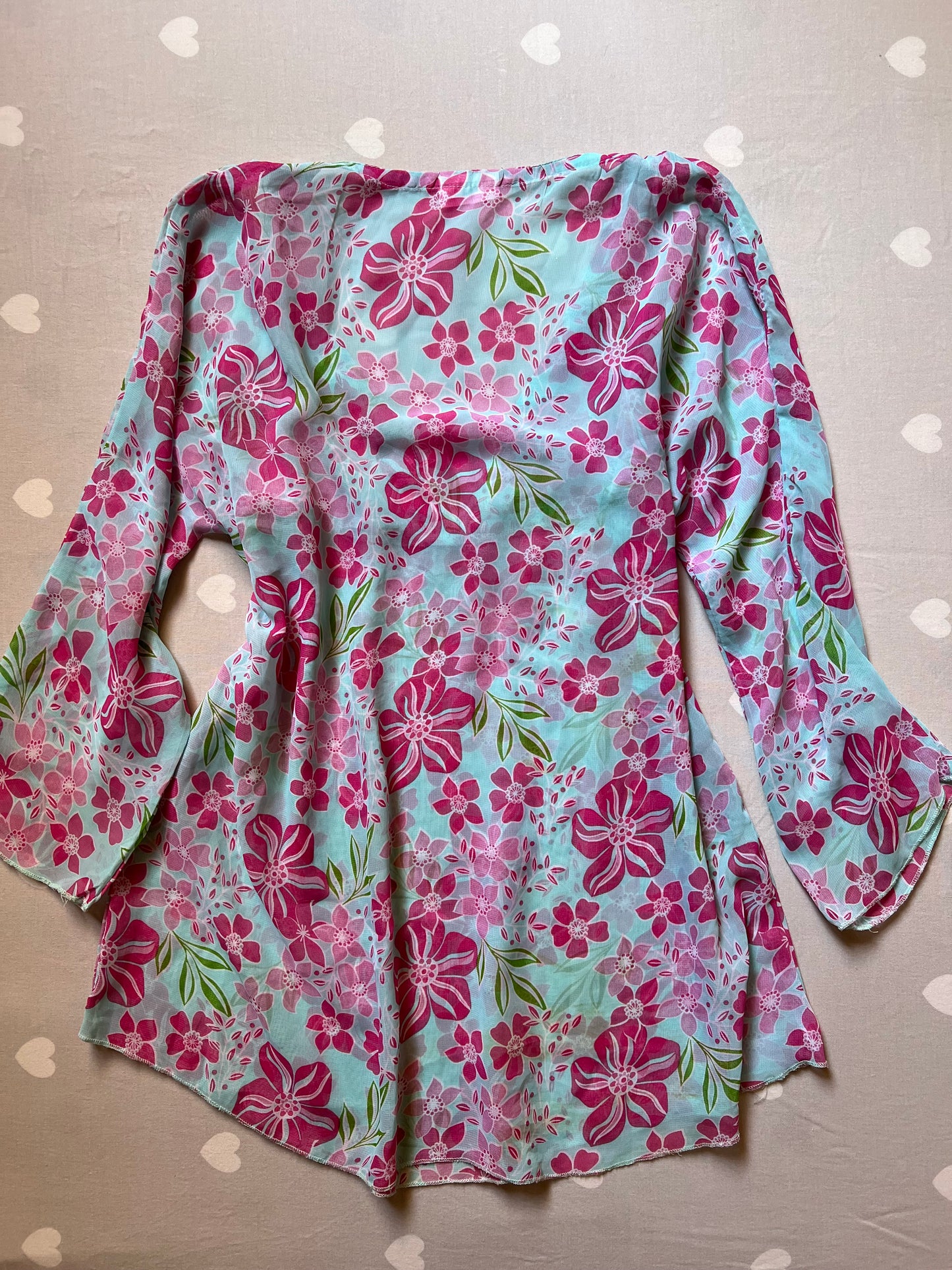 Flowy floral print top