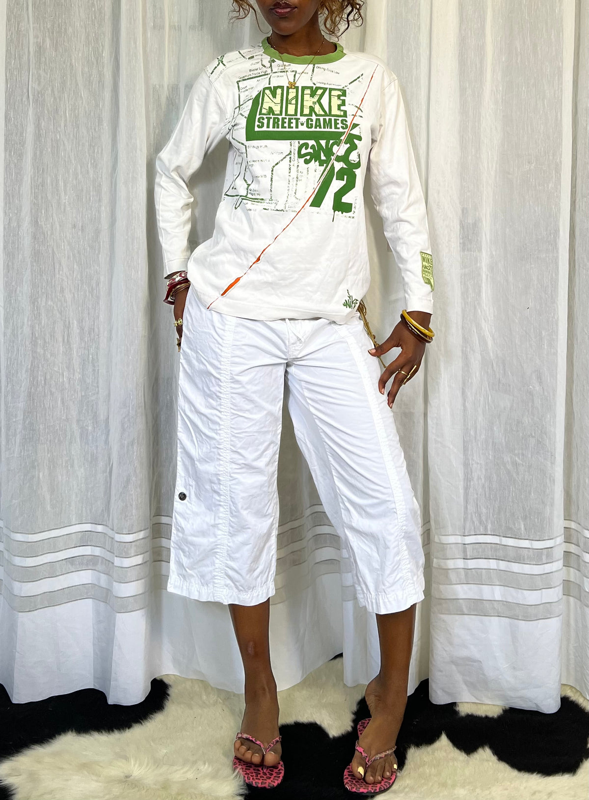 Nike graphic Long-Sleeve Top
