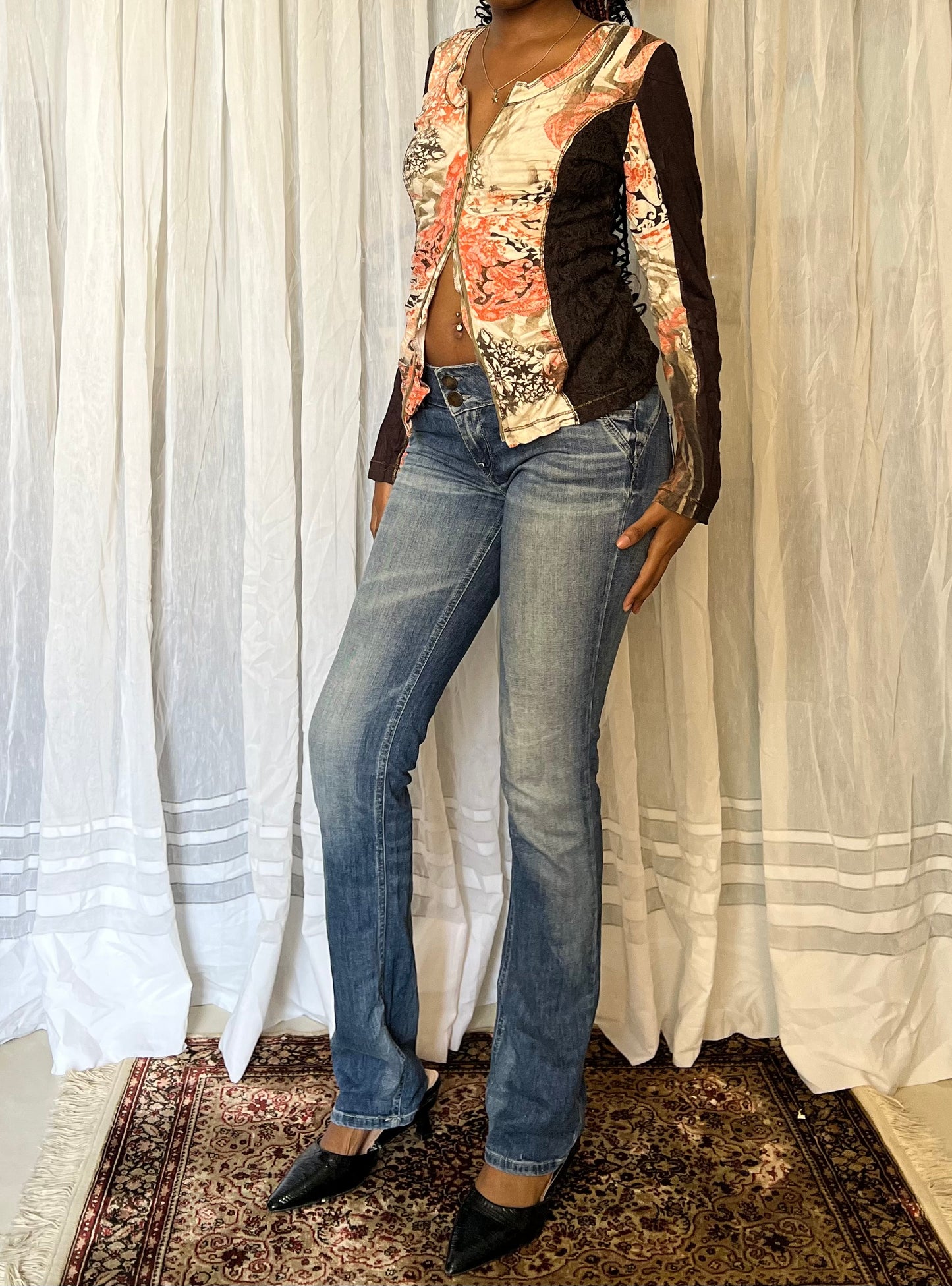 Double zip long sleeve