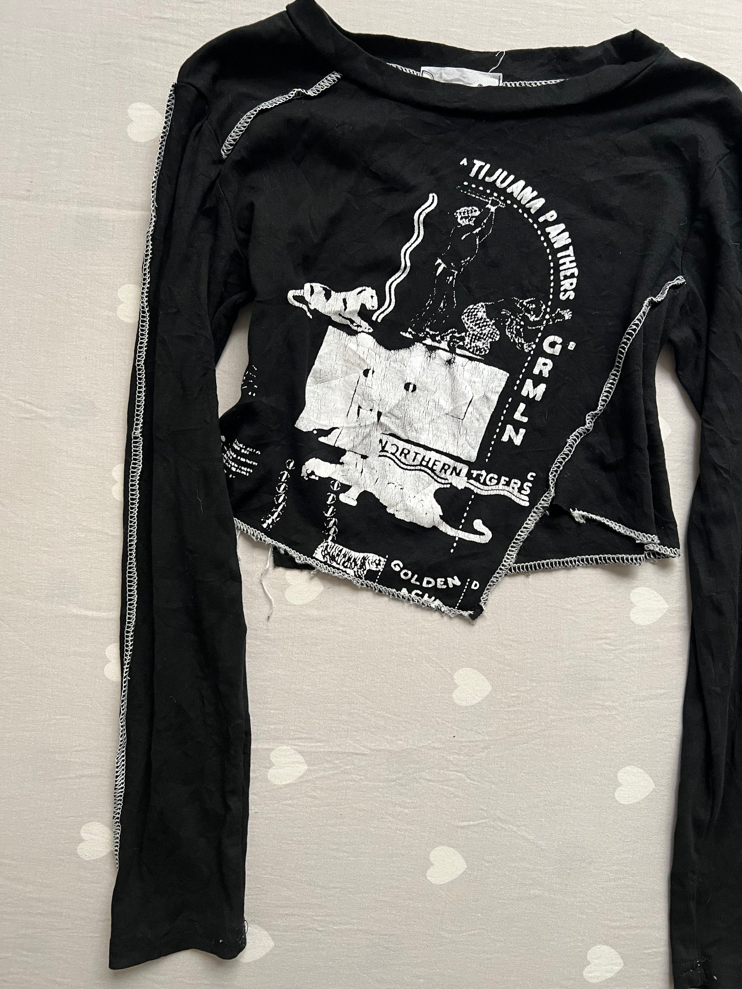 Graphic y2k long sleeve top