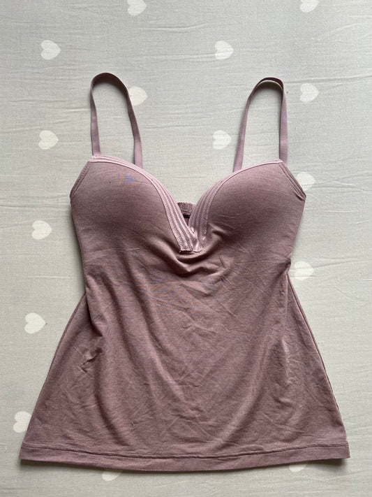 Purple sports tank top