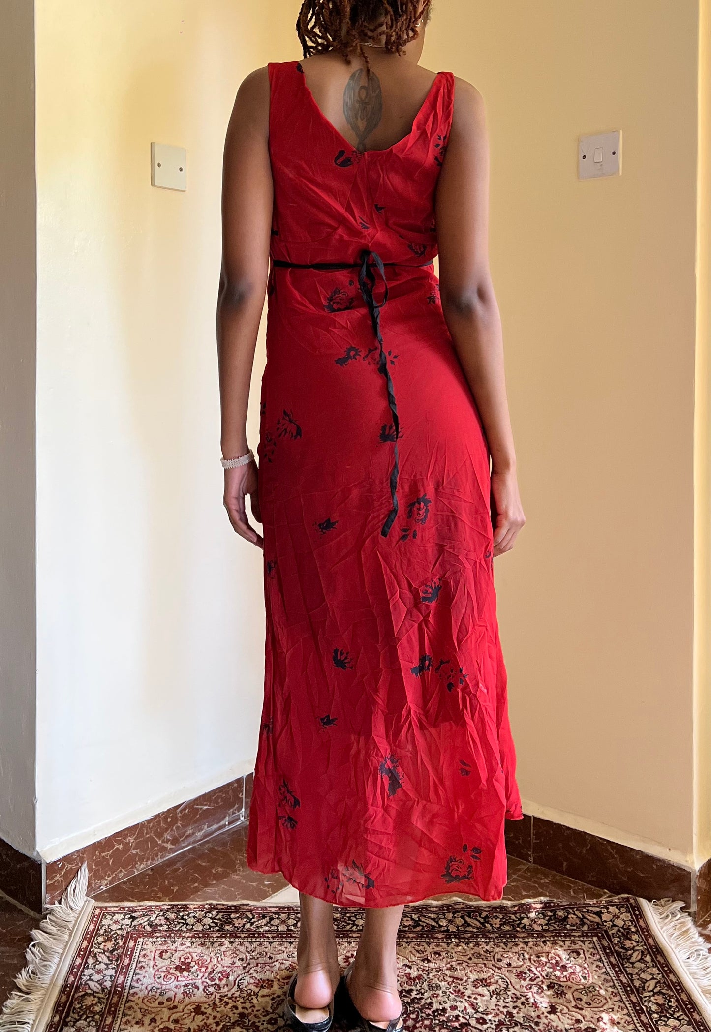 Dreamy red vintage dress