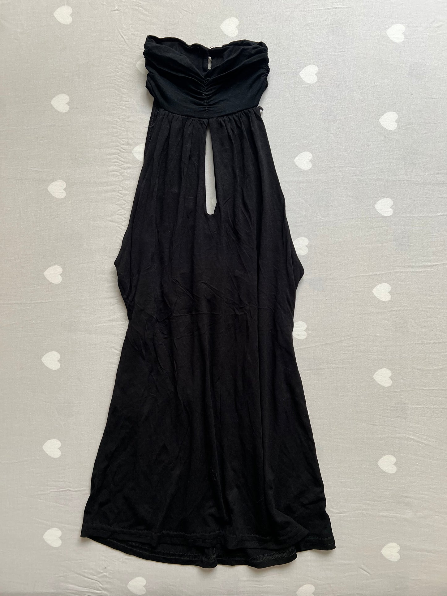 Key hole high neck top