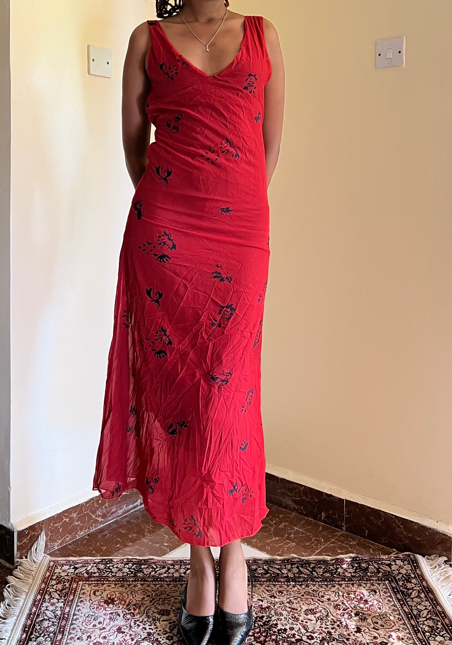 Dreamy red vintage dress