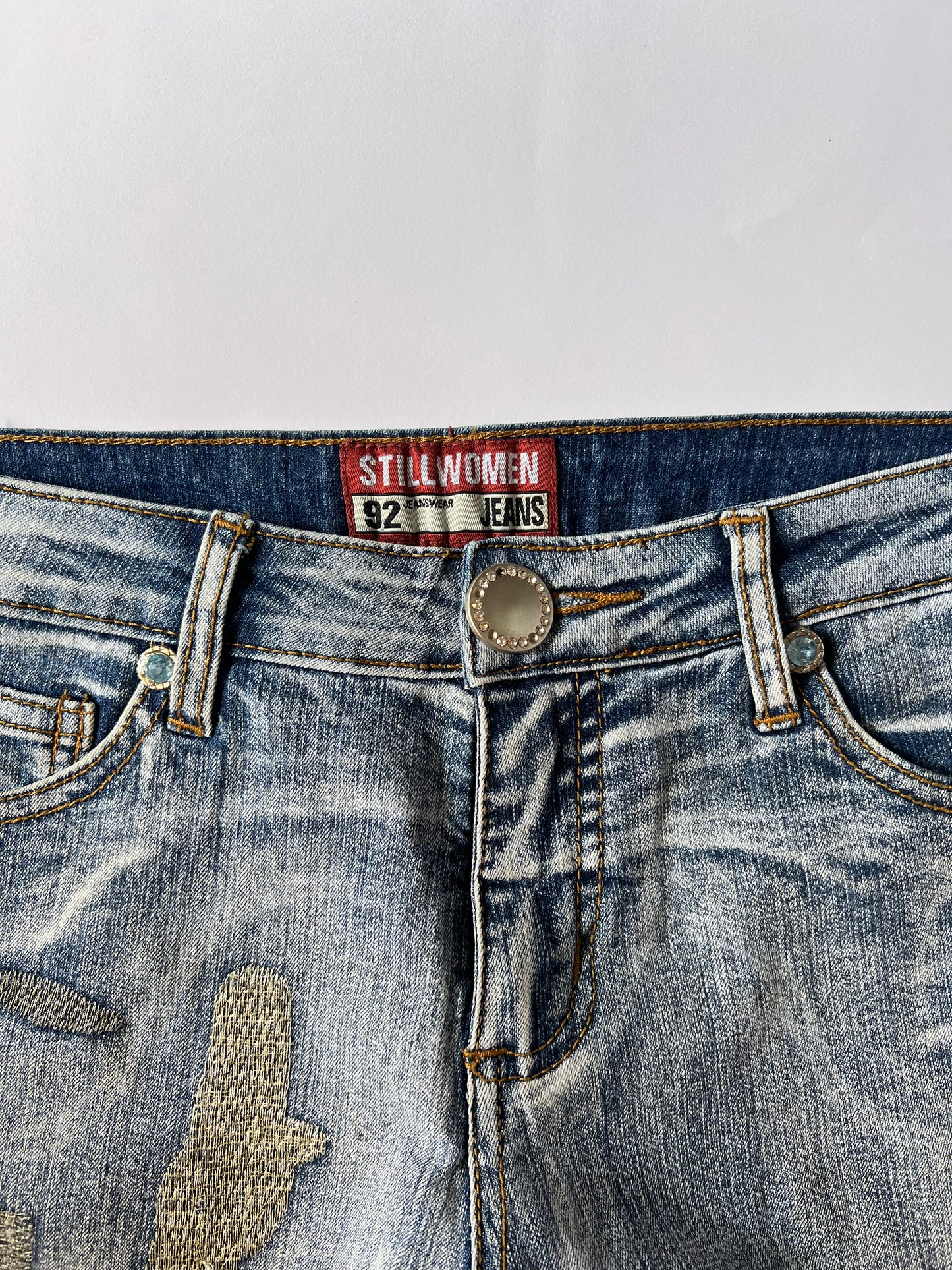 Y2k Denim Capri Pants