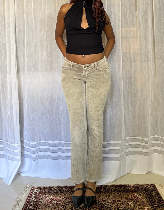 Bootcut corduroy pants