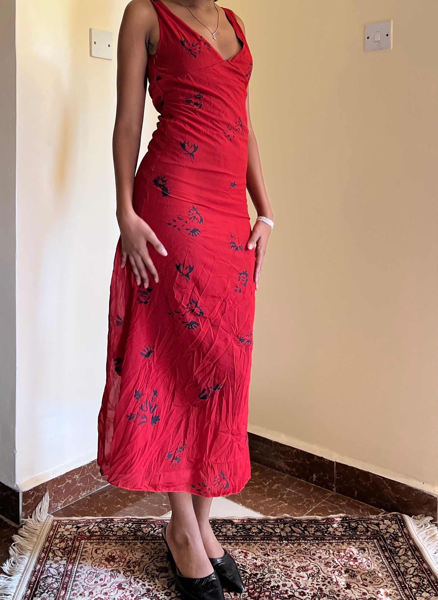 Dreamy red vintage dress