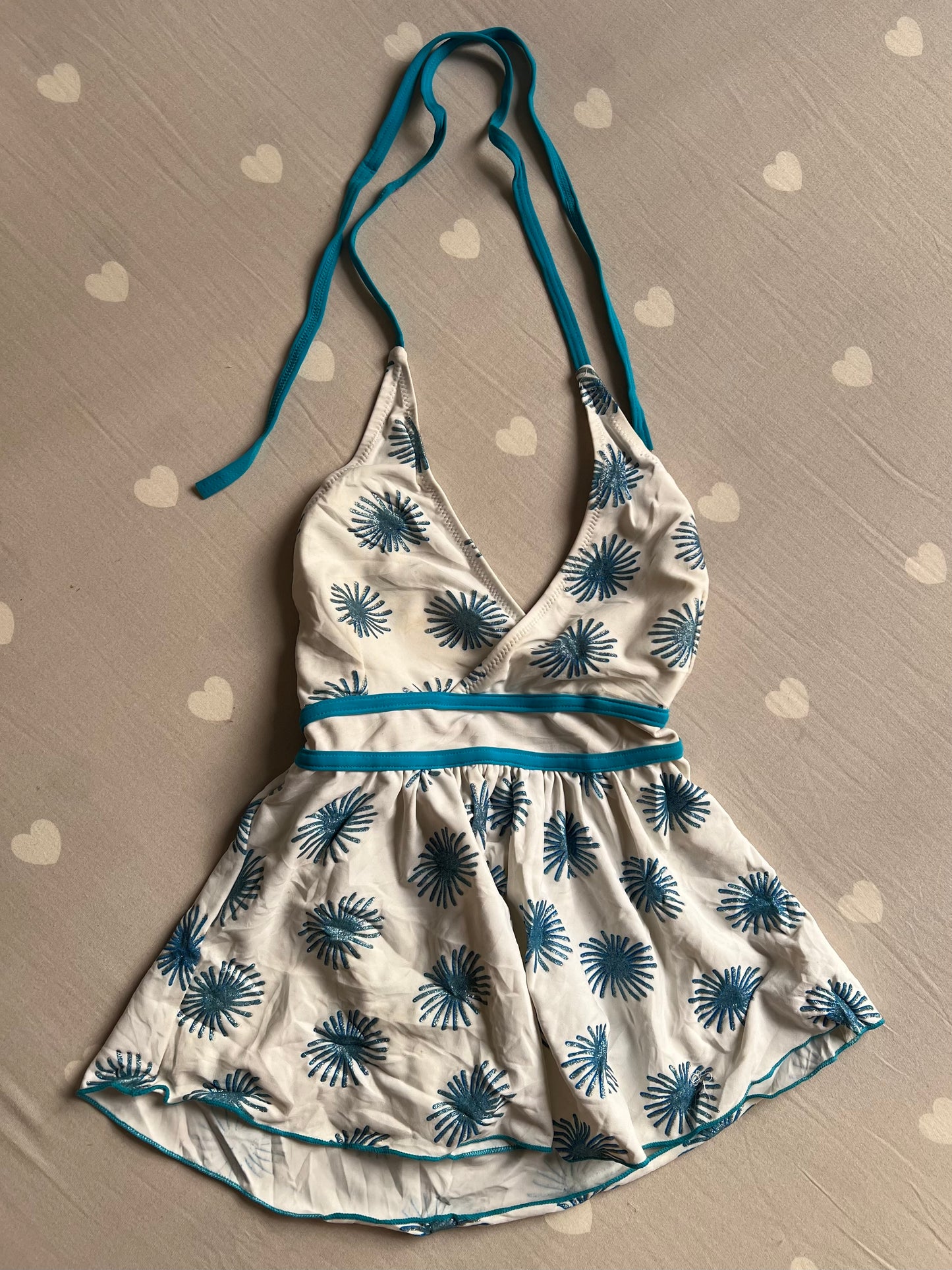 Y2k tankini halter top