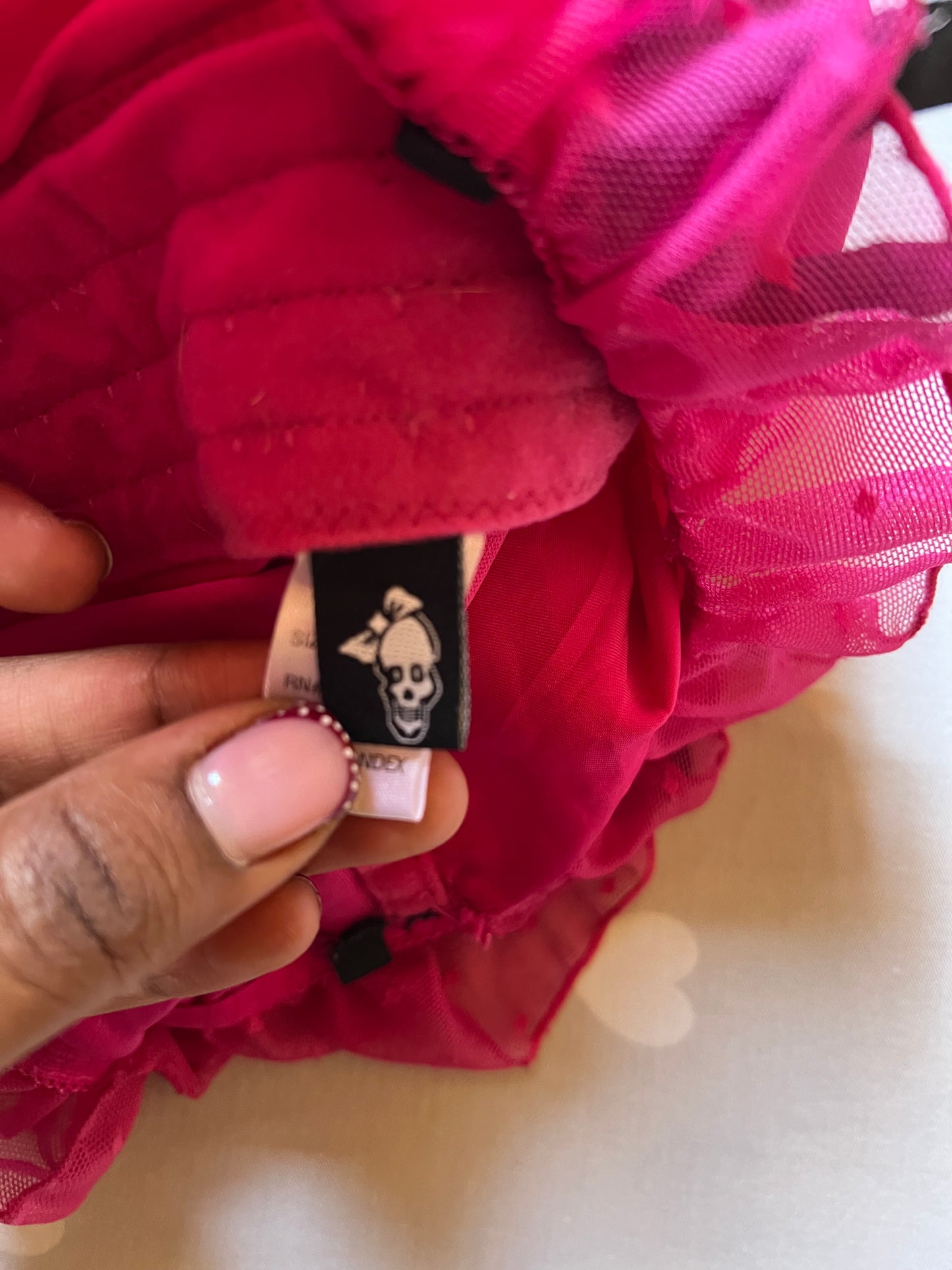 Hot pink  corset top