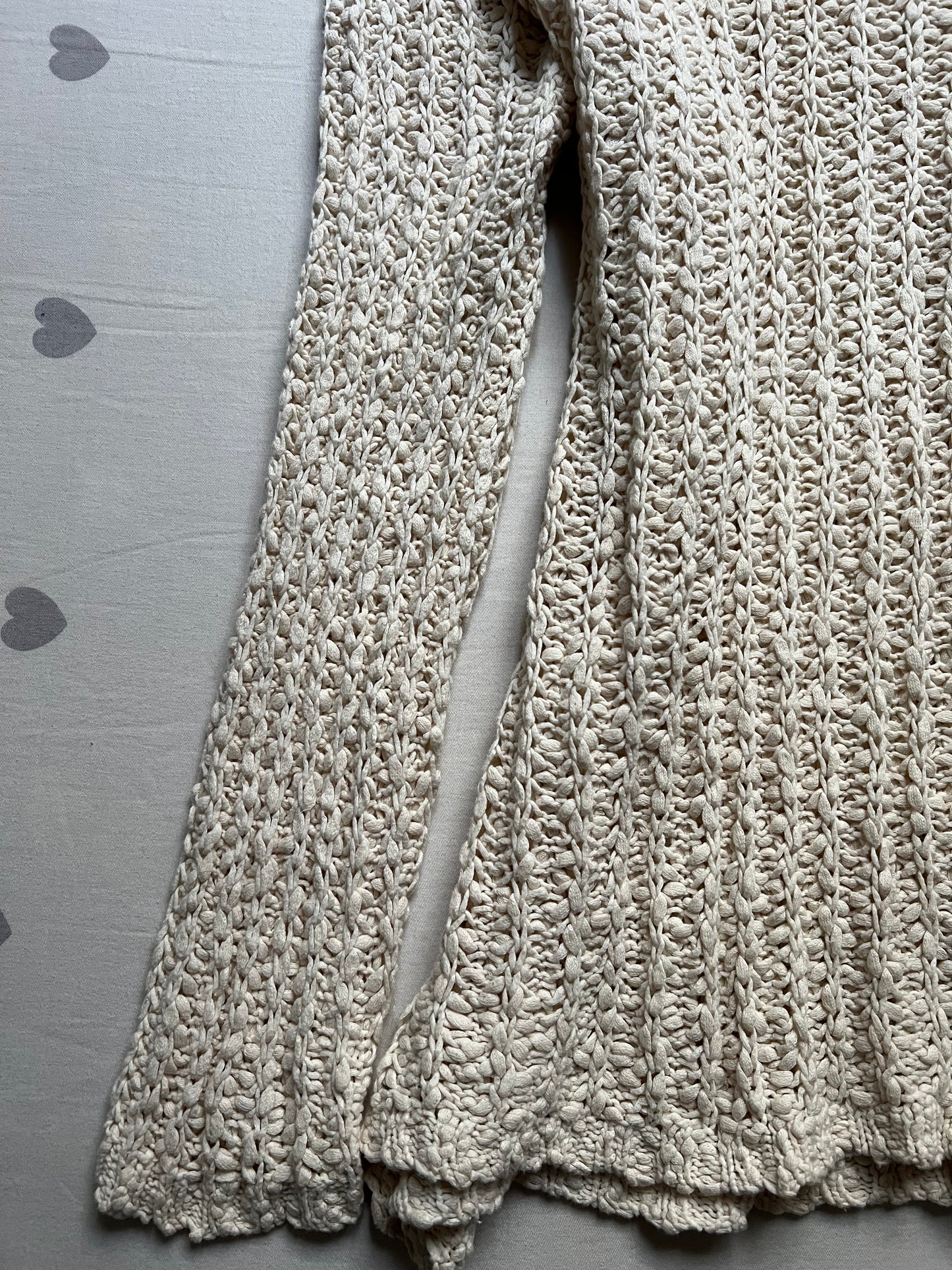 Crochet off the shoulder sweater