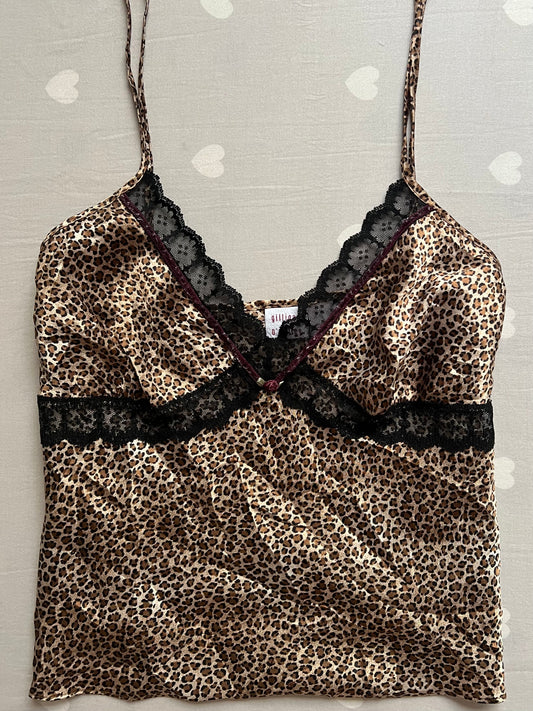 Leopard print cami top