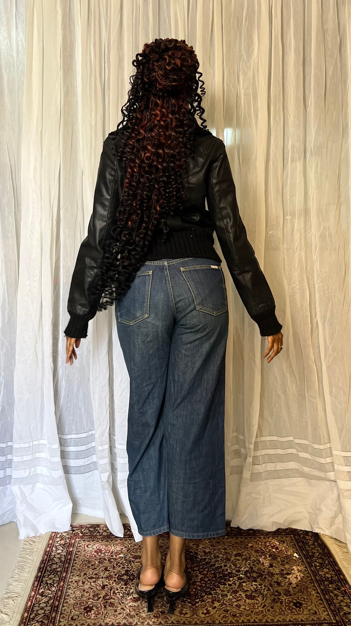 Leather Bomber Jacket