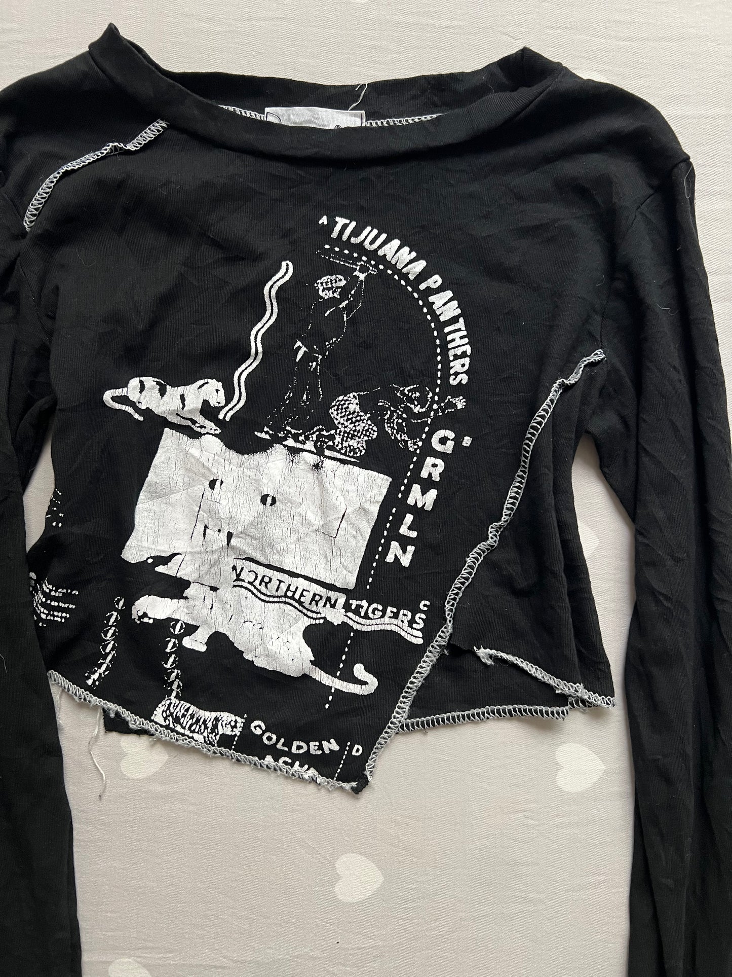 Graphic y2k long sleeve top