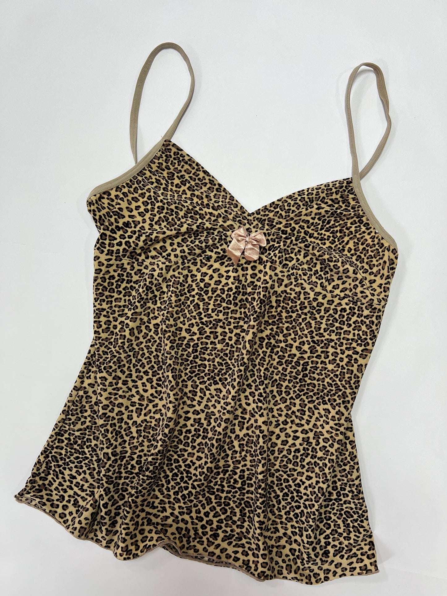 Leopard Print Babydoll Cami