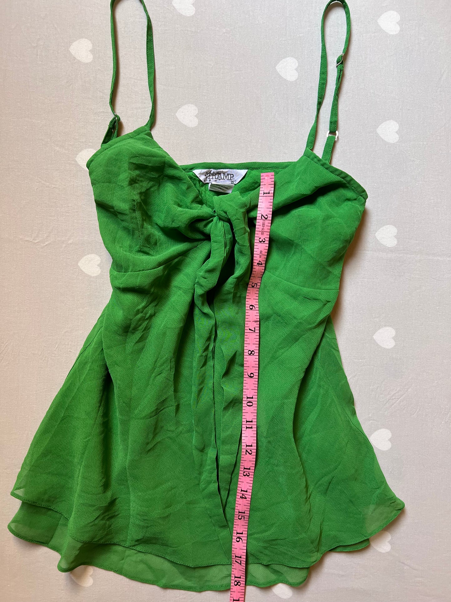 Green Flowy top
