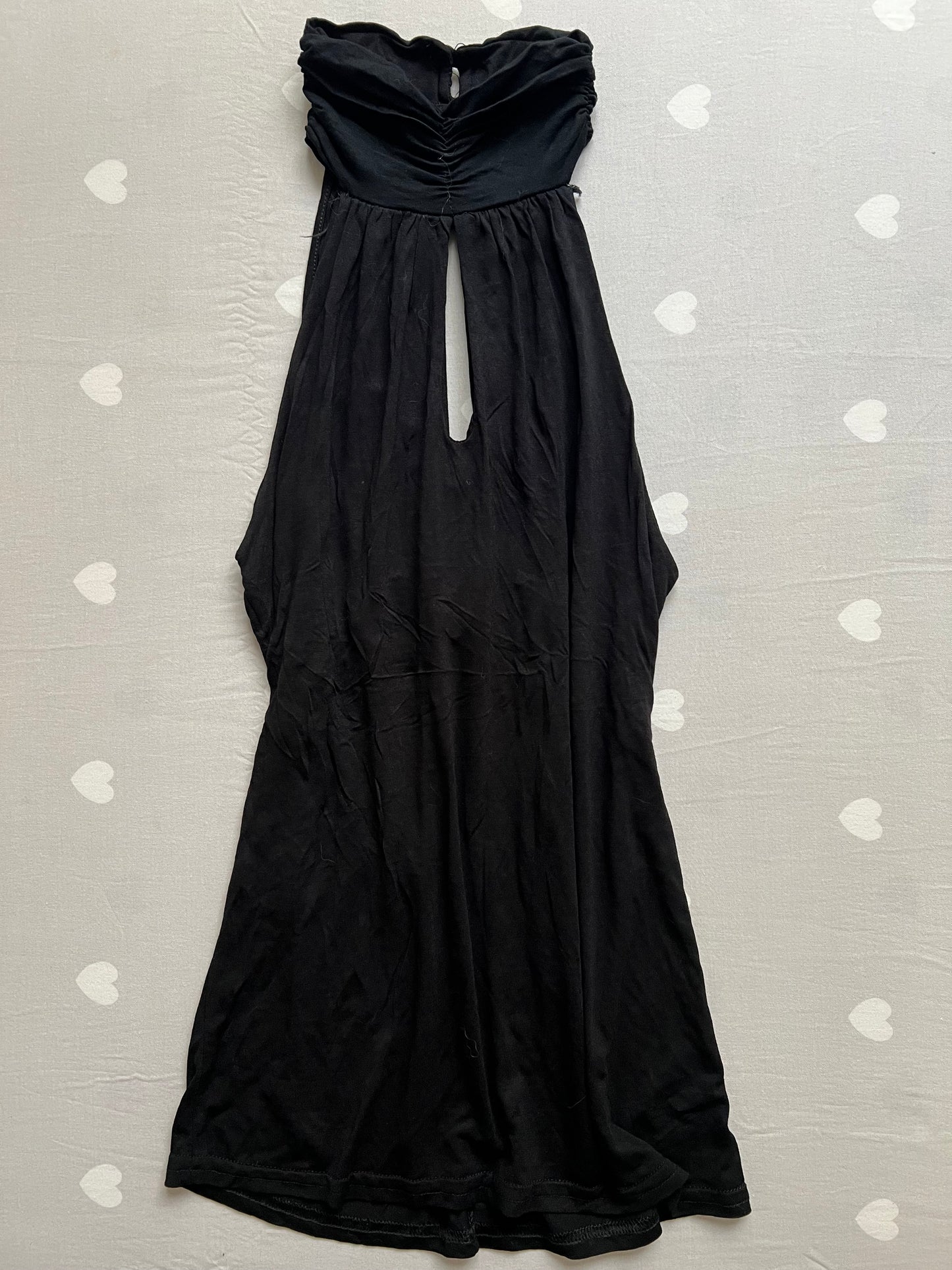 Key hole high neck top