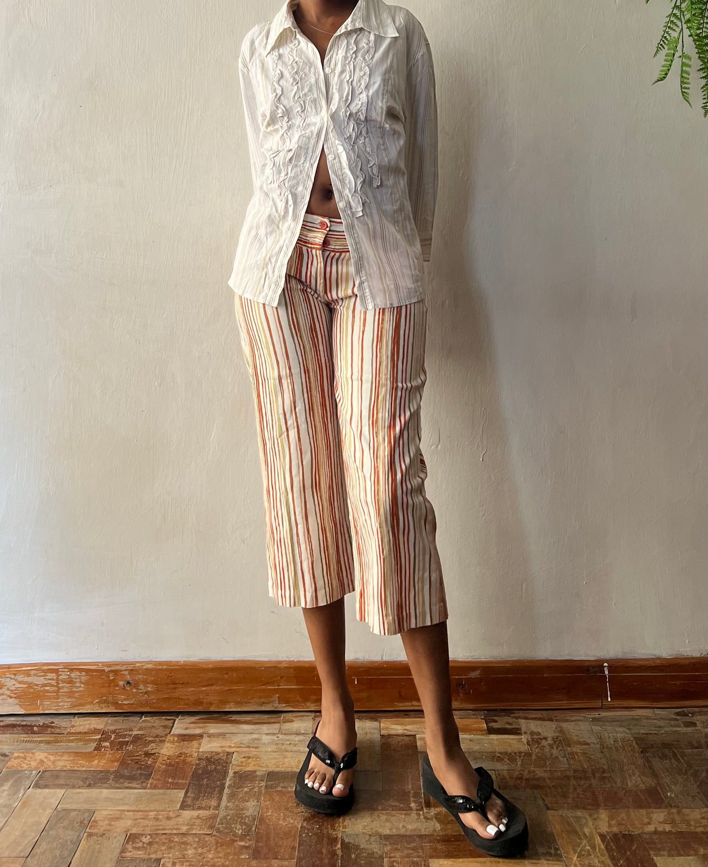 Striped cotton long sleeve