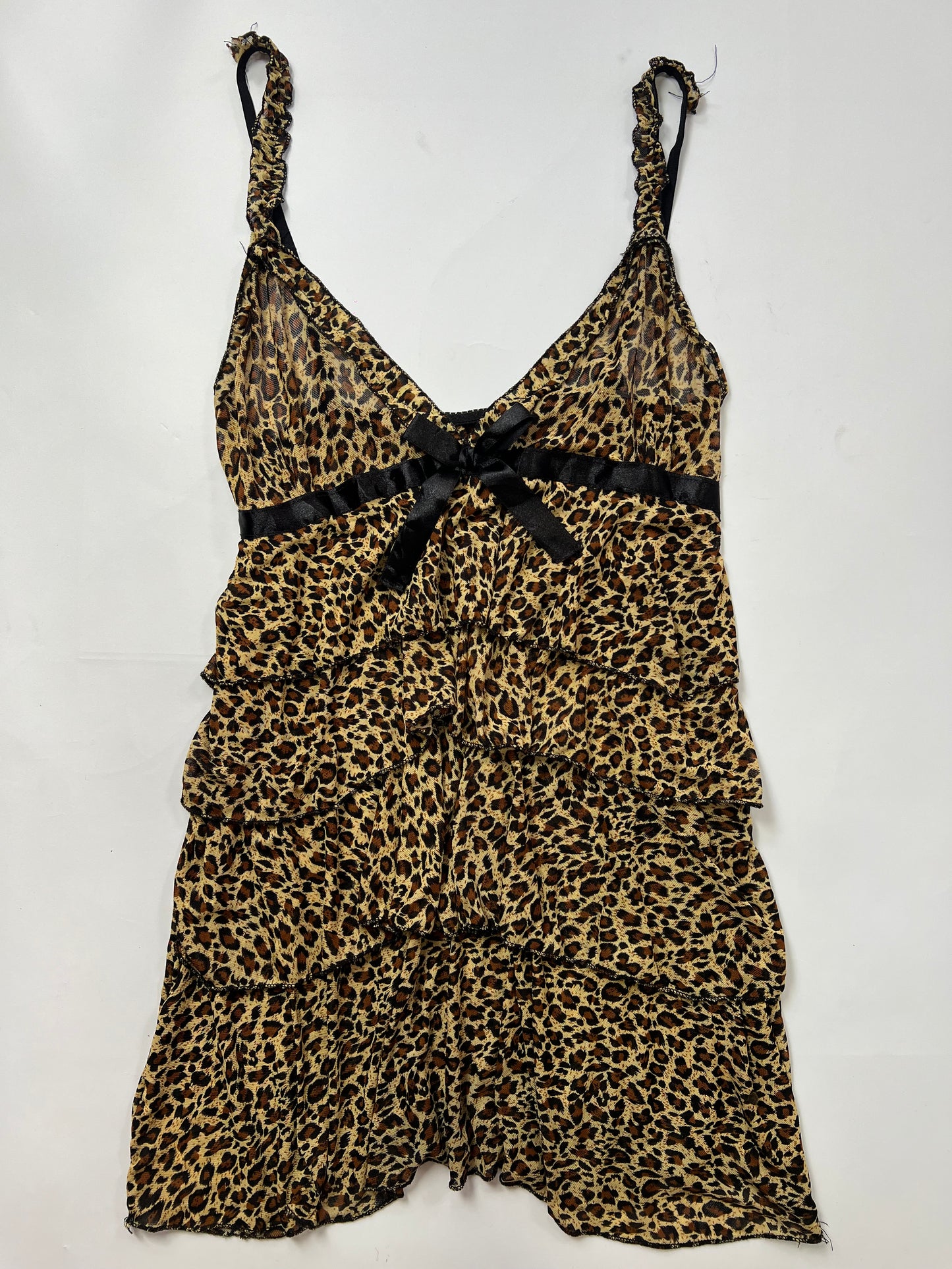 Leopard Print Ruffle Cami